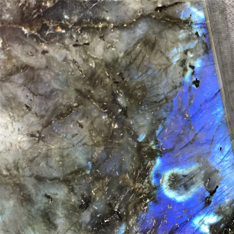 1.18kg Natural Labradorite Quartz Crystal Spectrolite Mineral Reiki healing