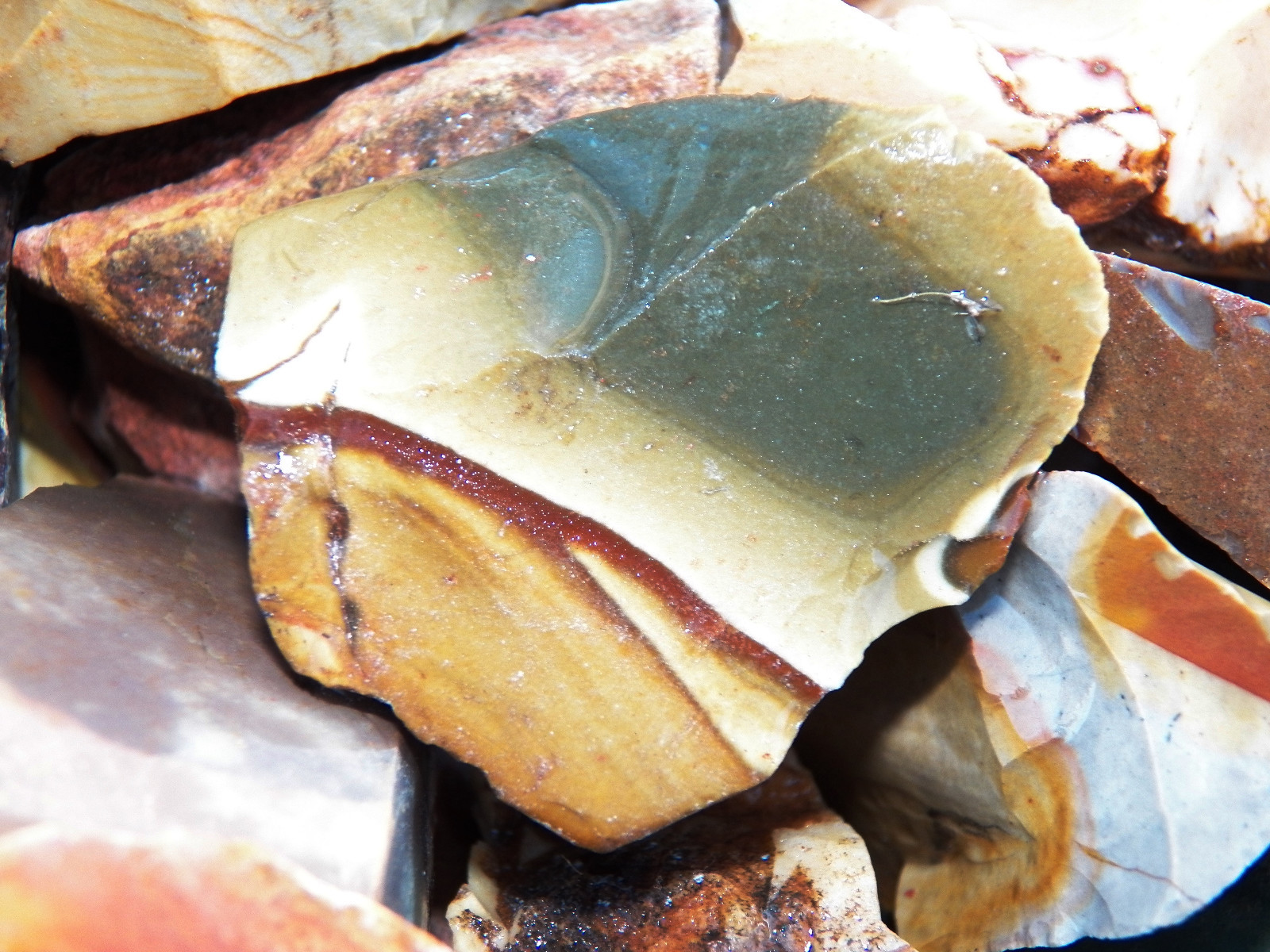 3000 Carat Lots of Desert Jasper Rough – Plus a FREE Faceted Gemstone