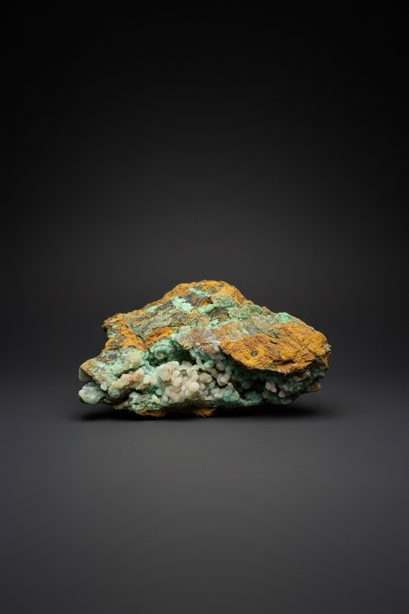8” Druzy Mint Green Smithsonite Cluster — Indonesia