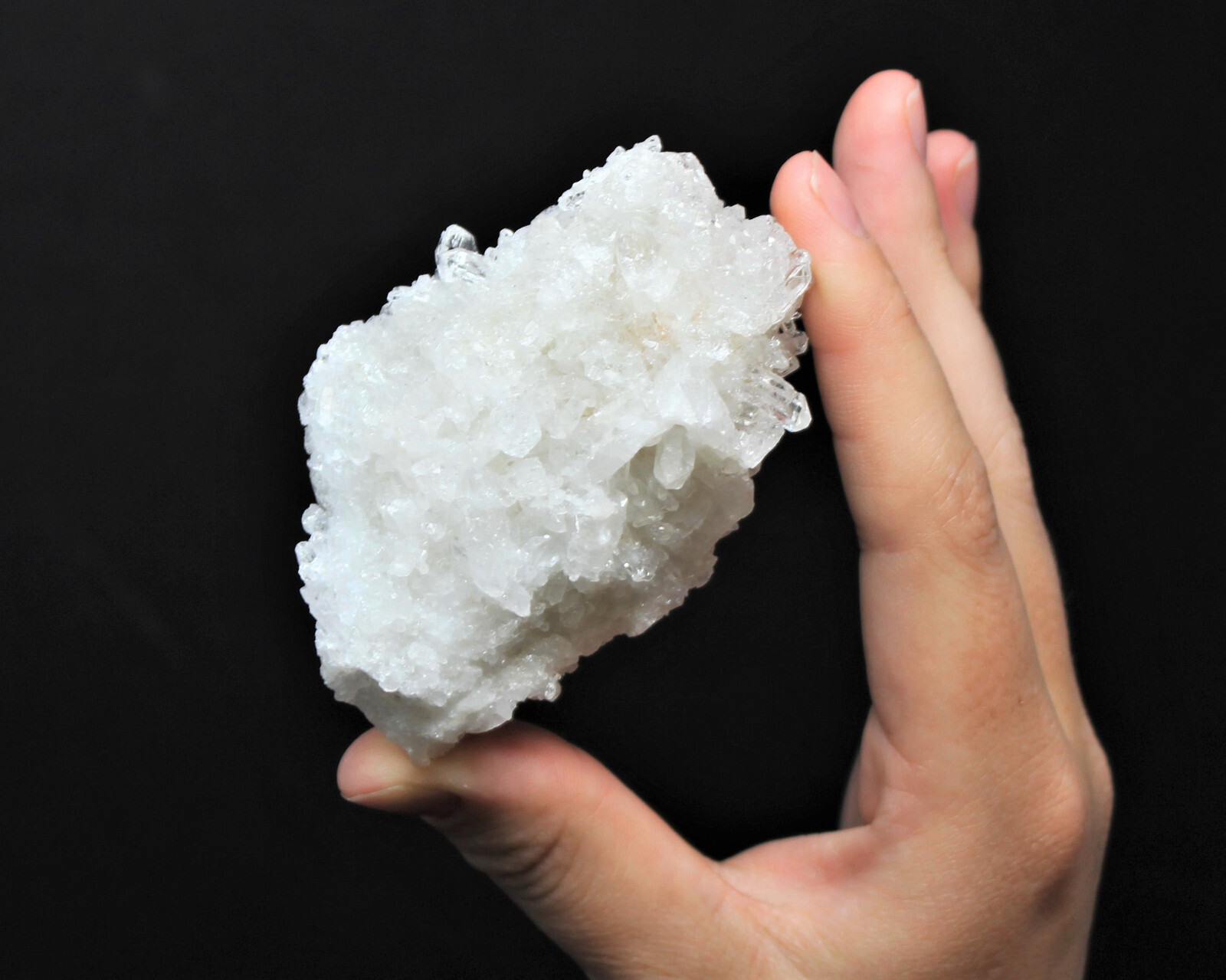 Bulk 1/2 lb (2 – 3 piece lot) Natural Clear Quartz Crystal Clusters Geodes