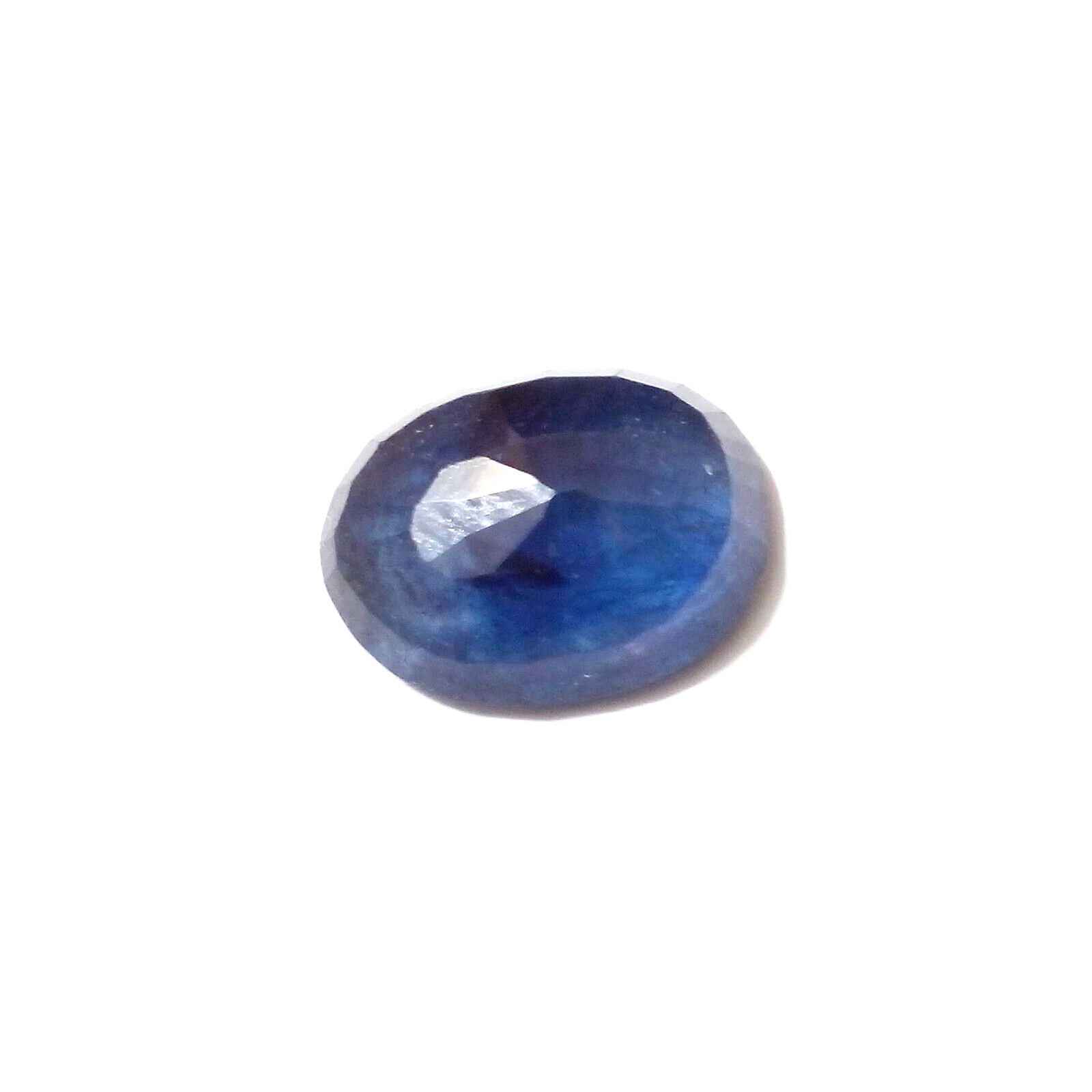 3.88 Ct Faceted Natural Blue Sapphire – Sparkling Beauty, Single Fine Gemstone