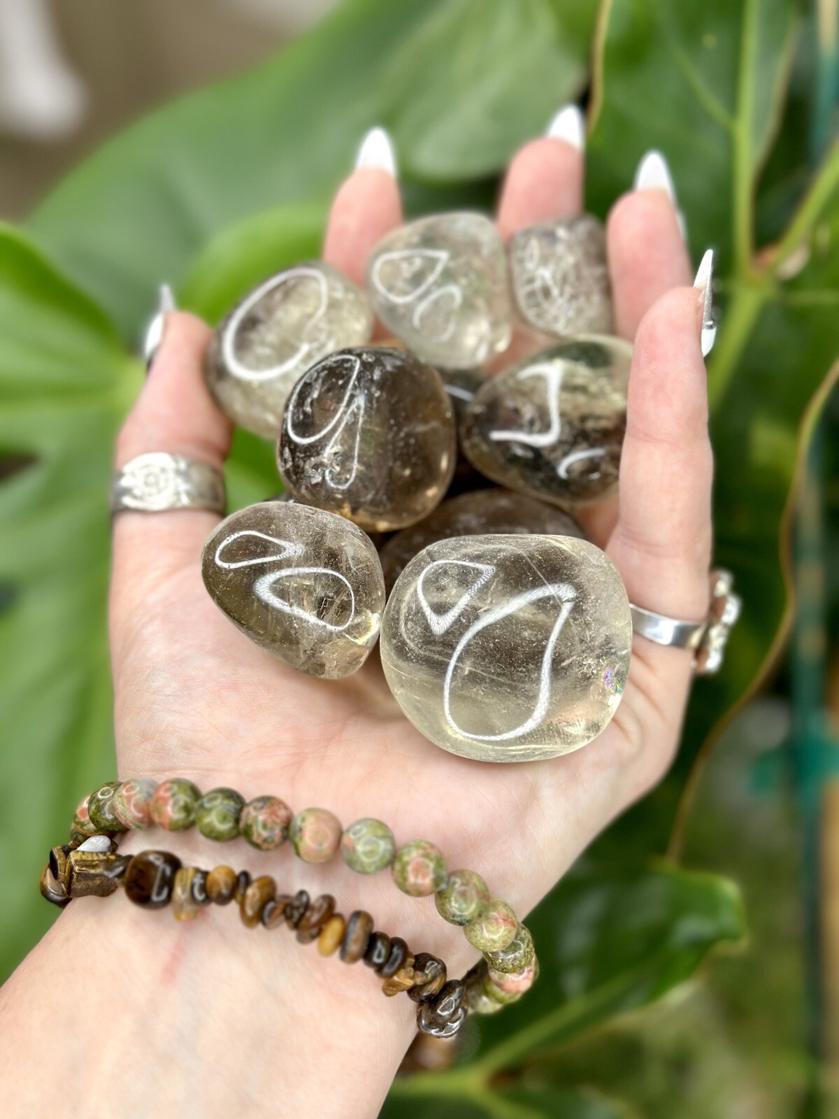 Smoky Quartz Tumbled Crystal Stones, 1/2 inch to 2 inch, Grade AAA+