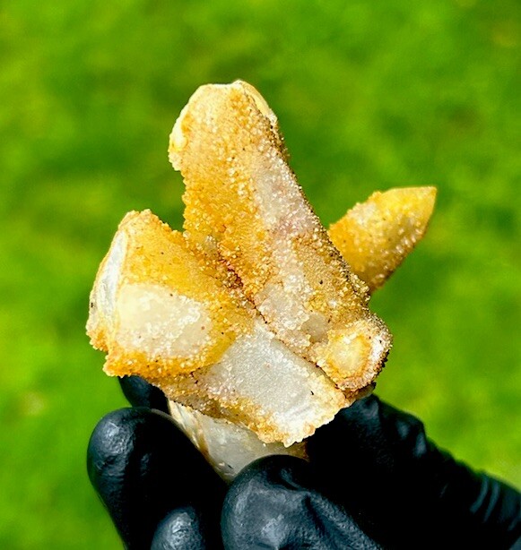 Dark GOLDEN HEALER SPIRIT QUARTZ Fairy Crystal Cluster – Boekenhouthoek, RSA