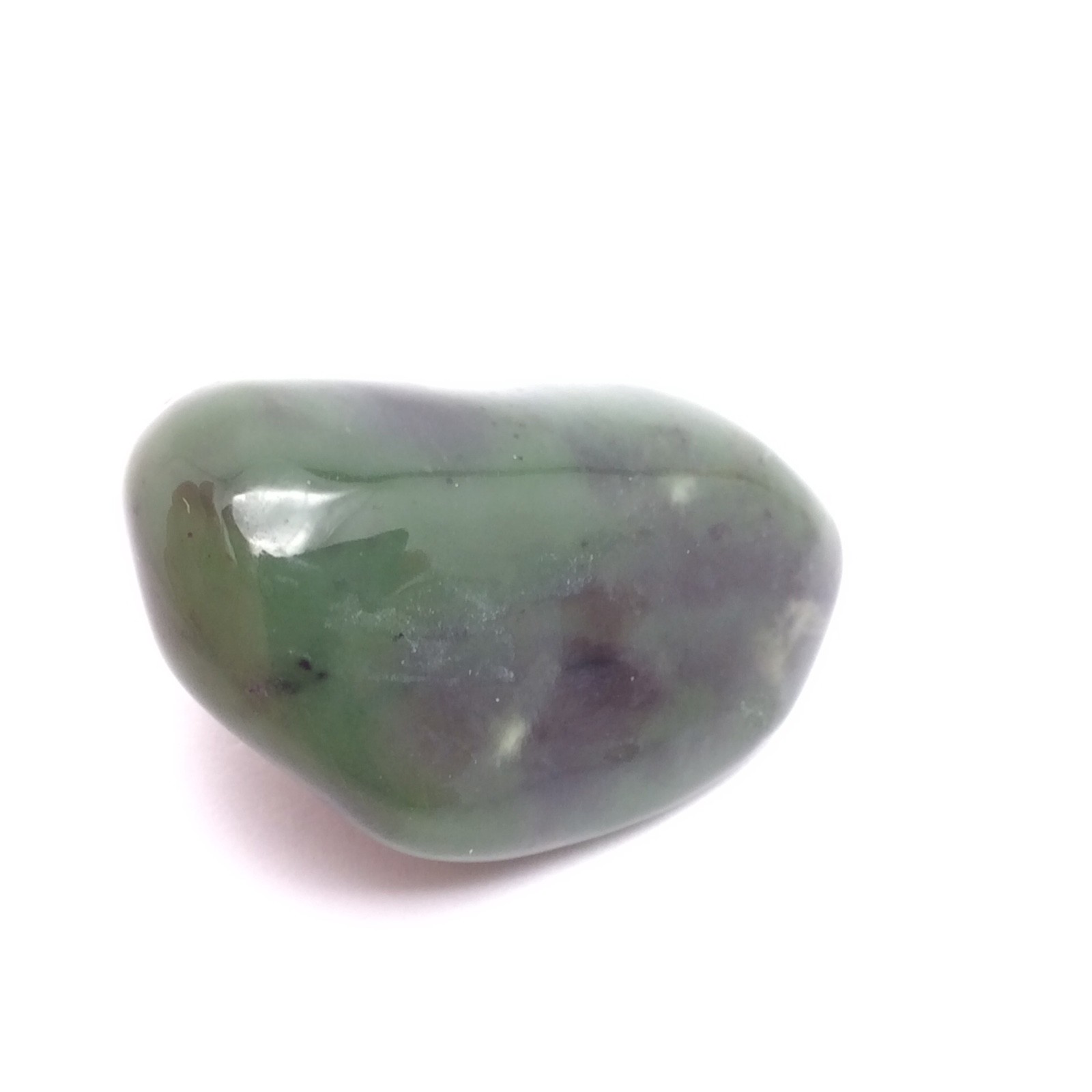 Siberian Jade Green Pebble Green Nephrite Jade Stone Sayan Mountain Siberia #21