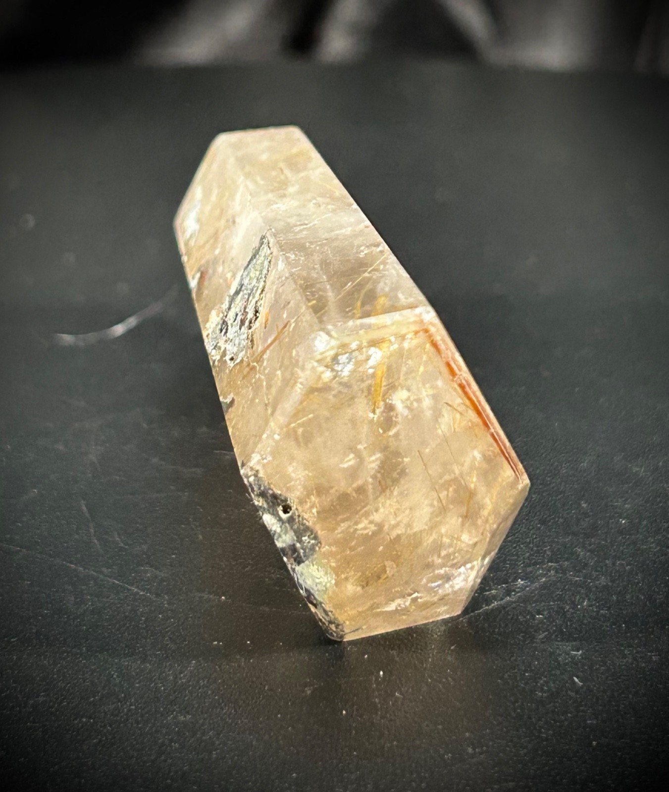 2.96″ Gold Rutilated Lodolite (Garden) Quartz Freeform 2.6oz (72 grams)