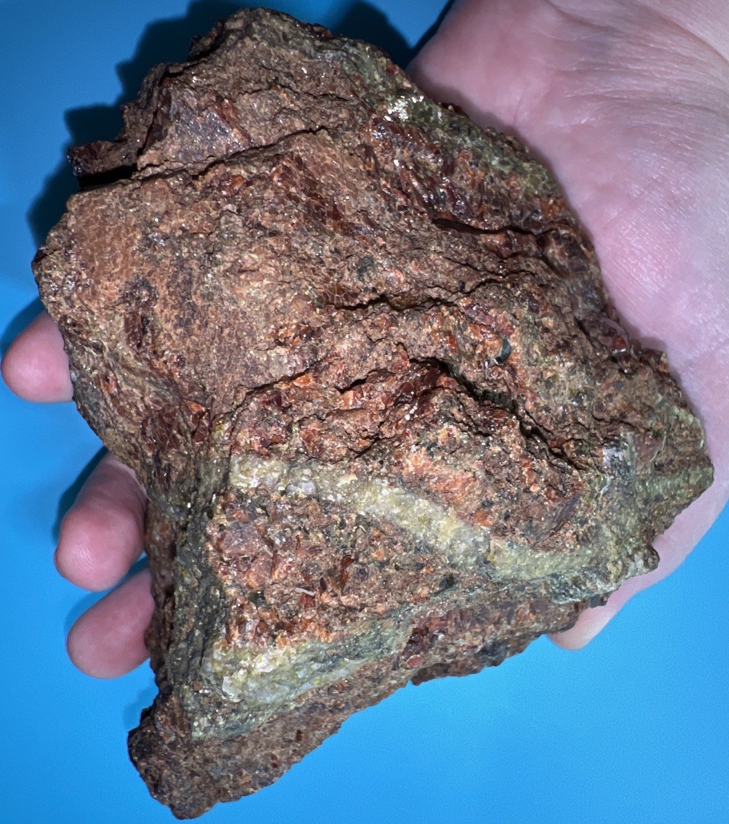 Large 3 lb 5 oz Garnet in Epidote Skarn – Donnelly, Idaho