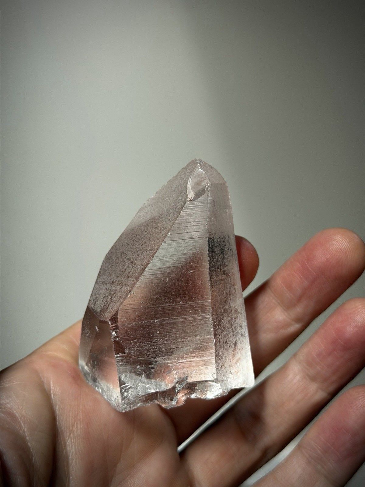 Lemurian Quartz Crystal Optical Quartz Self Healed Quartz Brazil Crystal