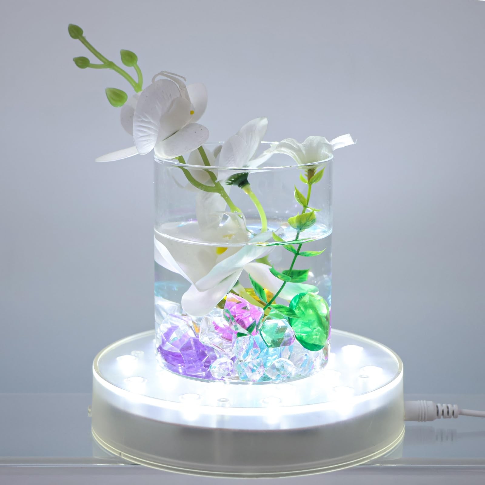 6Inch LED Pedestal Display Stand for Home Decoration & Showcase
