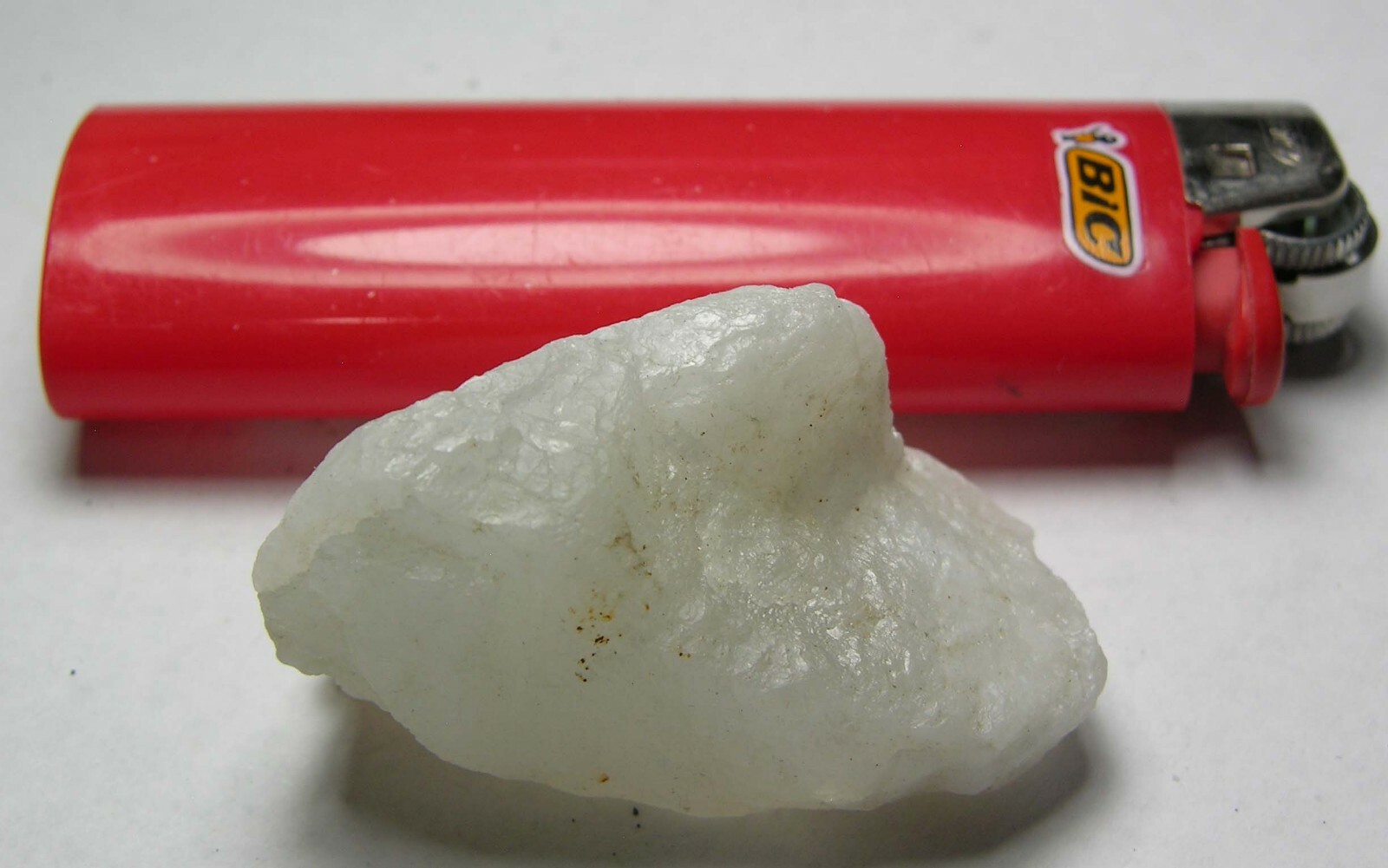#15 Sri-Lanka 167.75ct 100% Natural Rough White MoonStone Specimen 33.55g 46mm