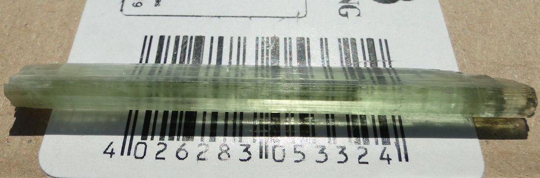 2-3/8″ Unique Green Color – Gem TOURMALINE – DRAVITE – Mwajanga, Tanzania !