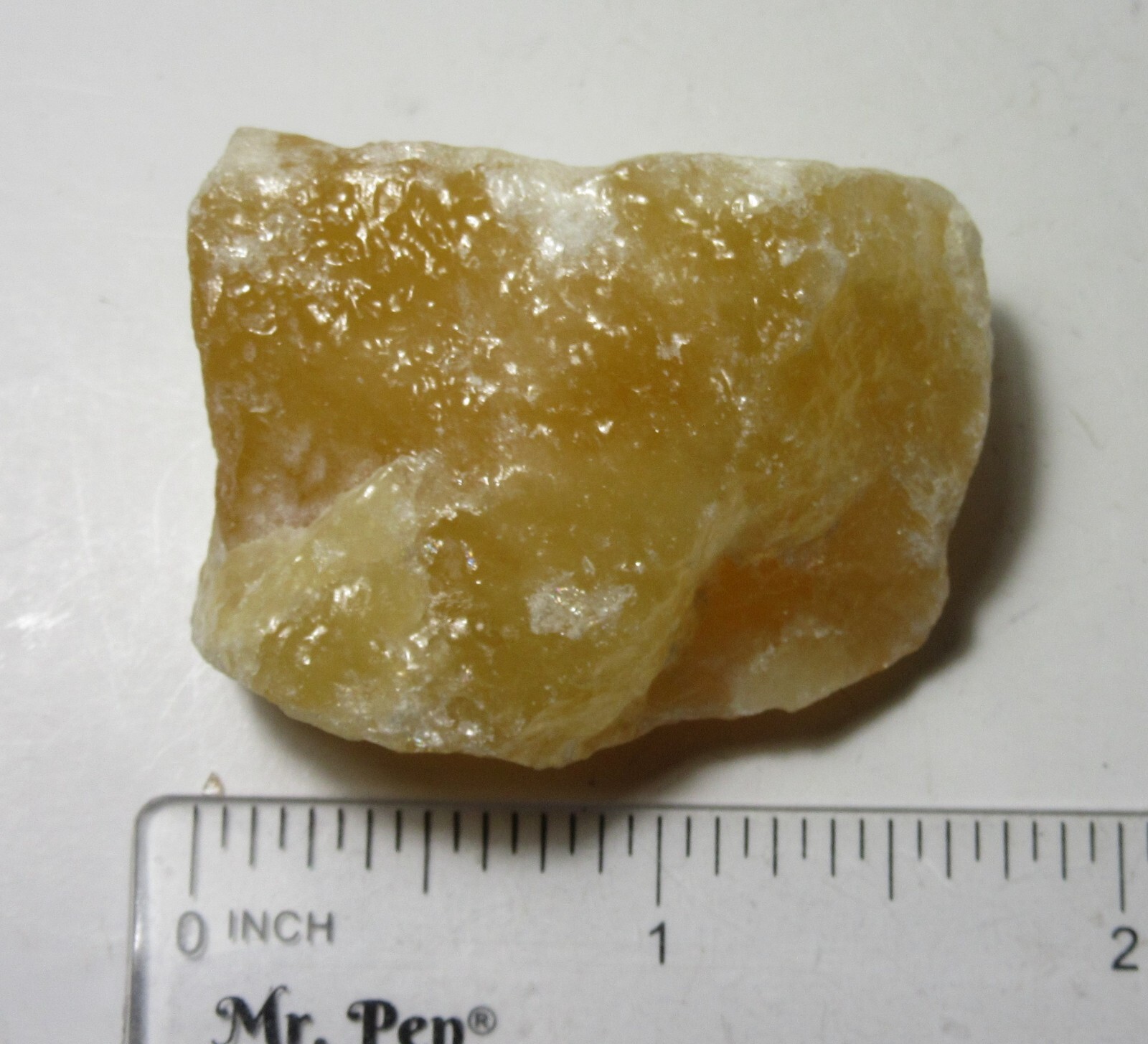 Orange Calcite Rough 1 5/8″ Mineral Collectible OCRMC-1s