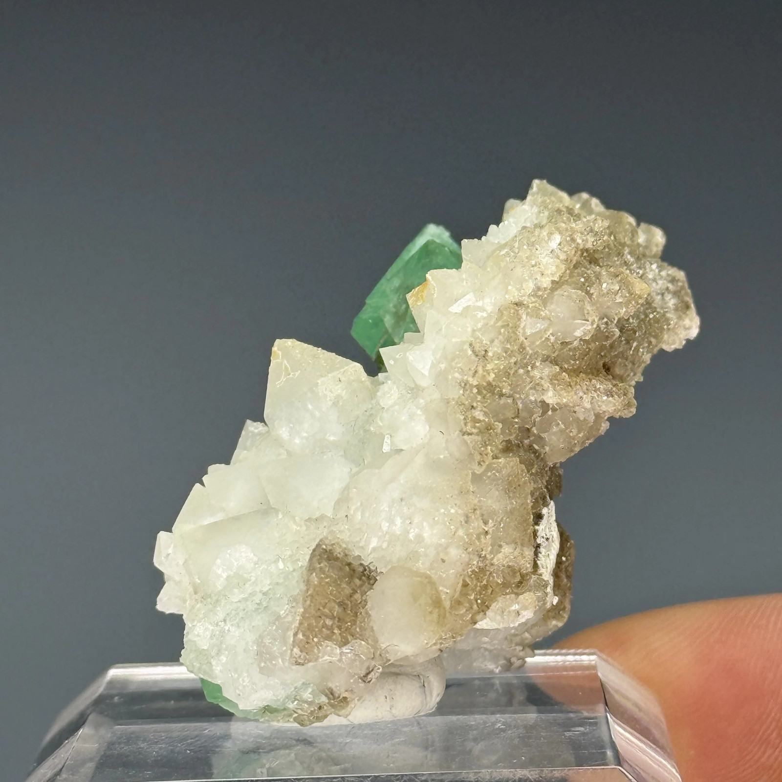 Fluorite, Quartz, Riemvasmaak, Kakamas, Mgcawu, Northern Cape, South Africa