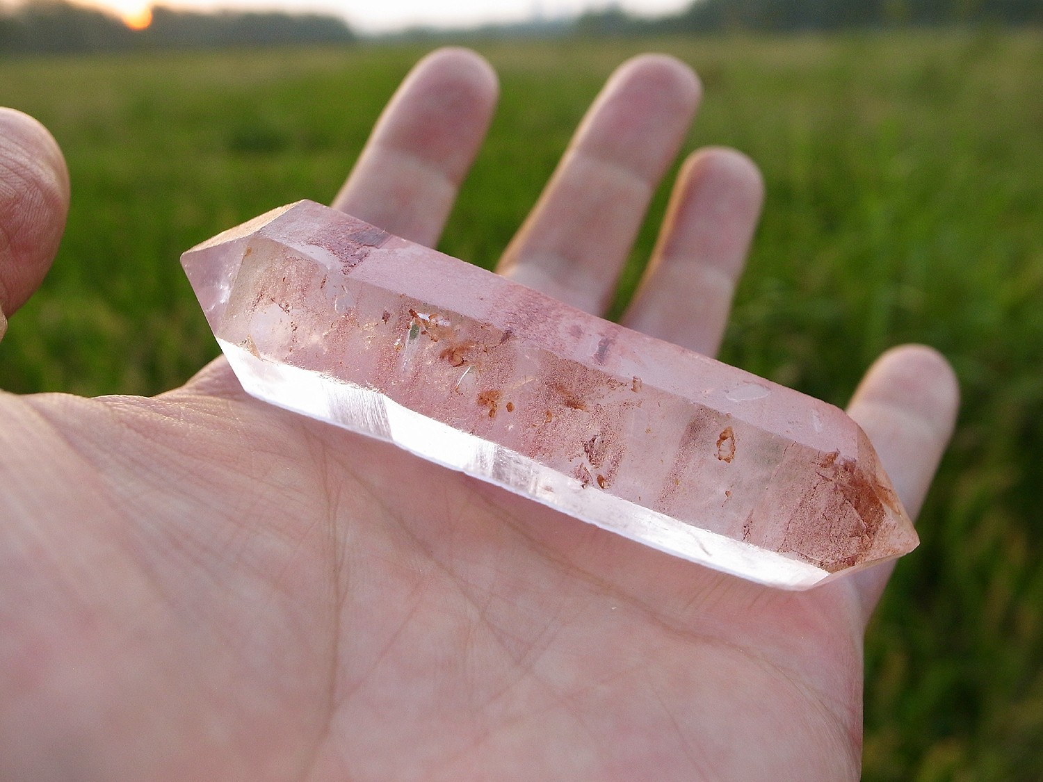 Manifestations!! Delicate PINK LEMURIAN QUARTZ + MASTER DT CRYSTAL+NATURAL VERY