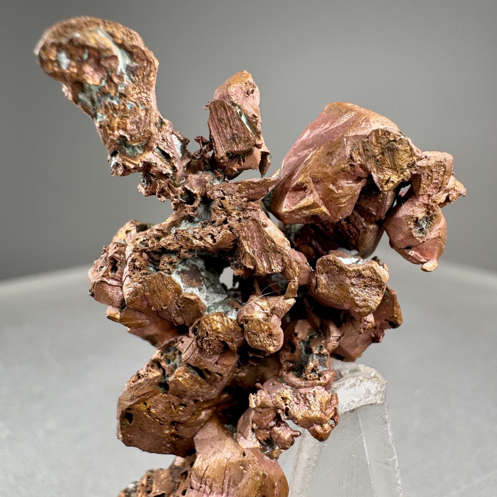 Fine Sharp Copper Crystals: No. 2 shaft, Centennial Mine, Houghton Co., Michigan