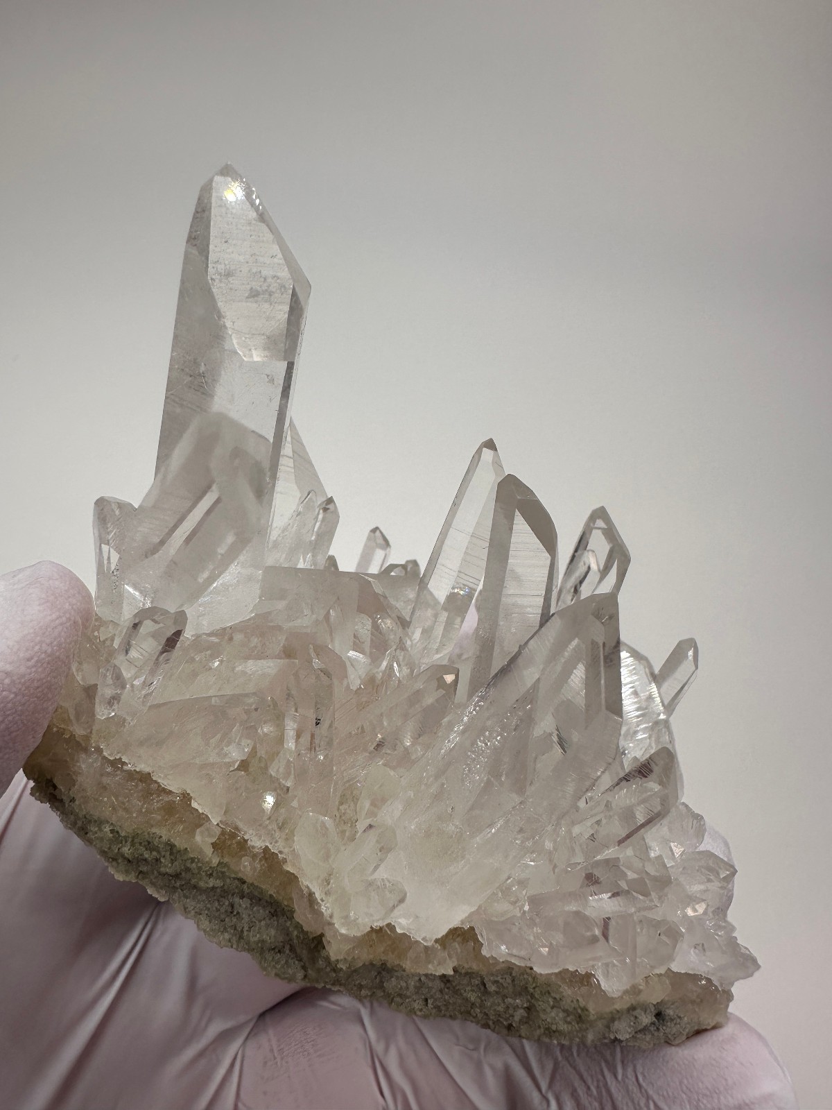 Top Quality Large Optical Clear Arkansas Quartz Crystal Cluster