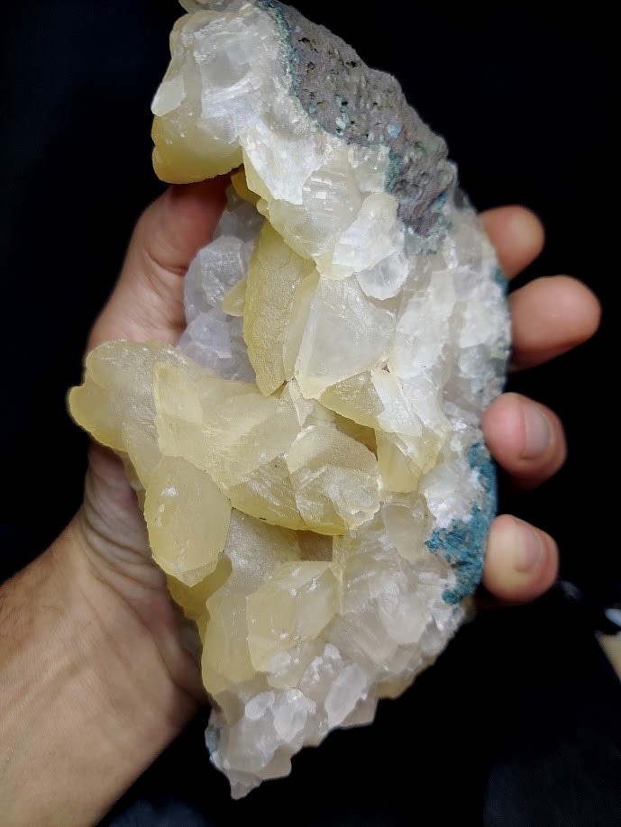 XXL Pink & White UV-Reacting Calcite Specimen: 2lb Museum Grade, See VIDEO