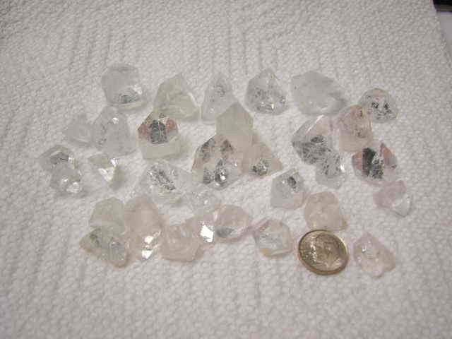 Apophyllite crystals terminated all natural rare India 6 crystals per buyer
