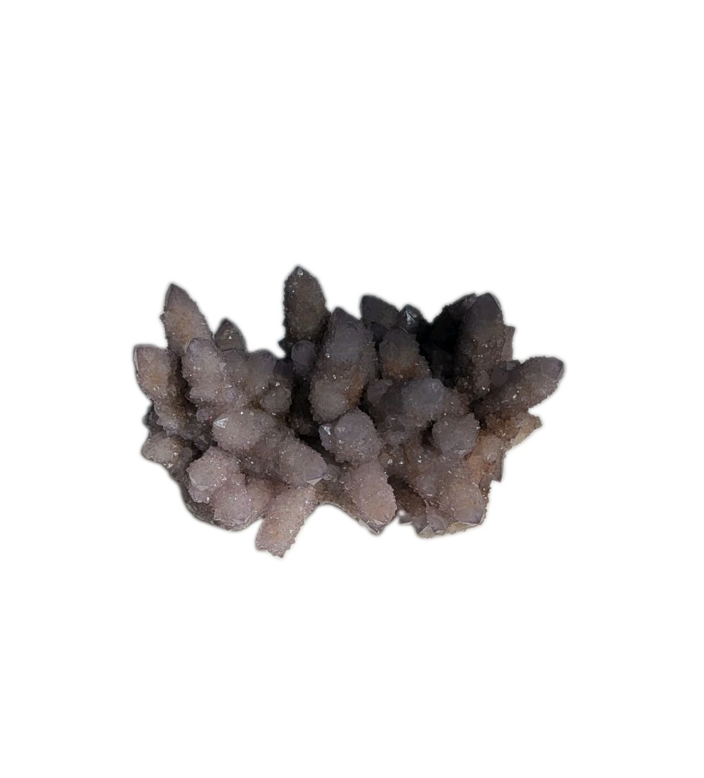 Natural African Spirit Amethyst Crystal Cluster Lilac Purple Mineral Specimen