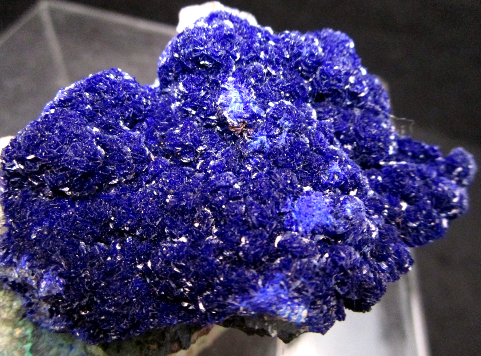 High Grade deep Blue Crystalline Azurite Morenci Mine Greenlee County, Arizona