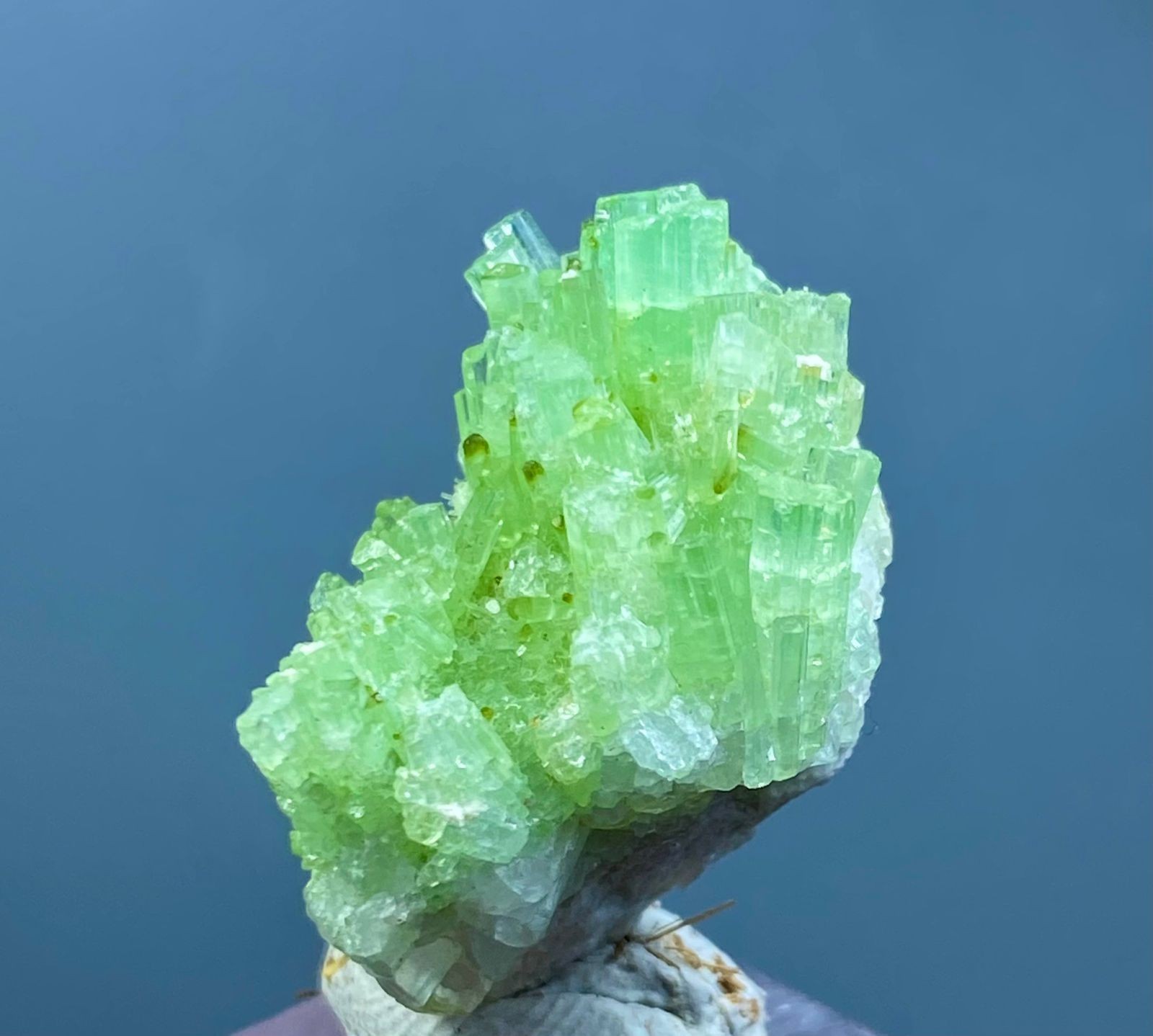 Beautiful Natural Tourmaline Bunch Crystal Specimen Afghanistan 61 Carats