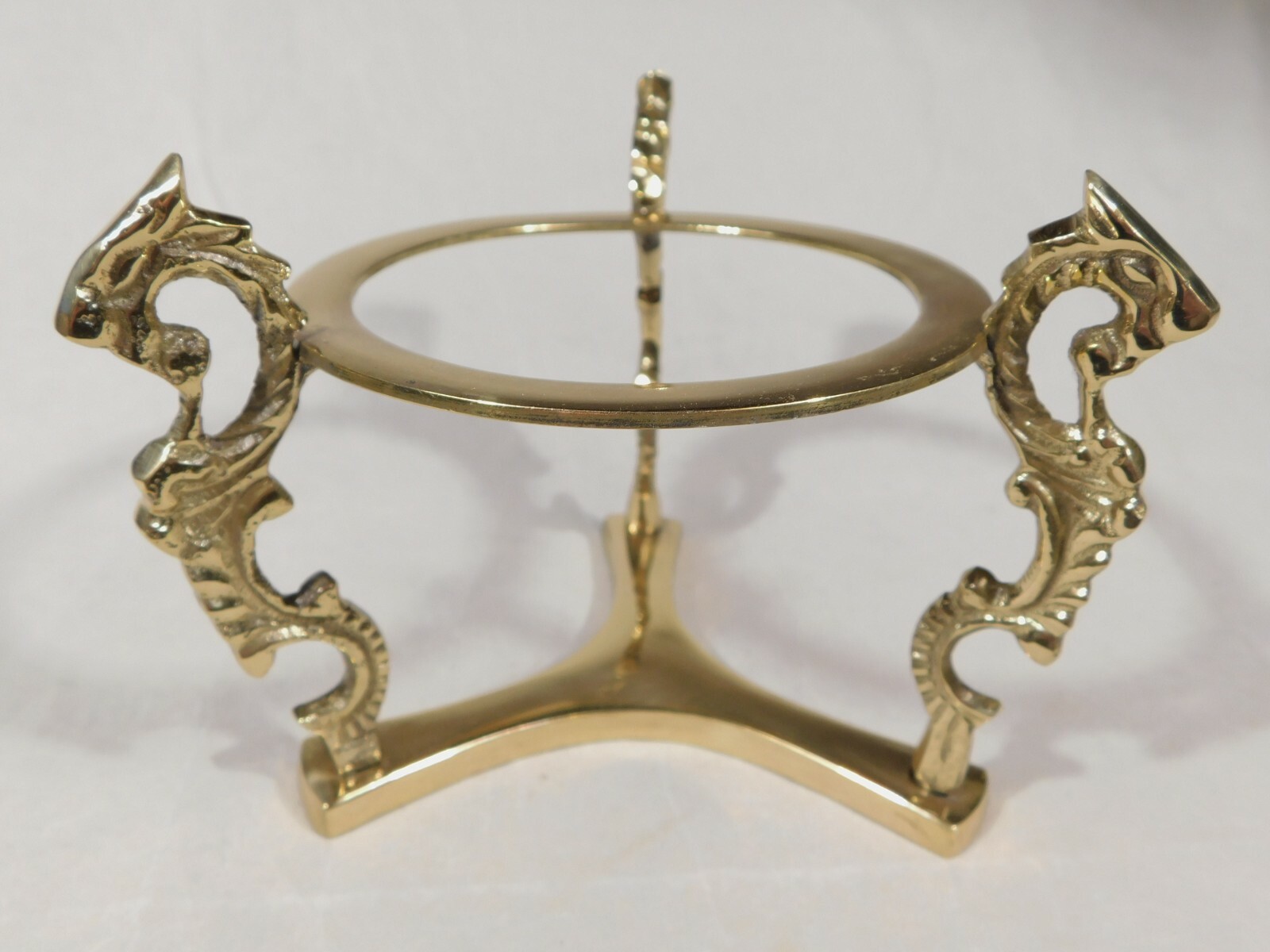 SPHERE Display Stand Large Size Dragon Design Solid Brass