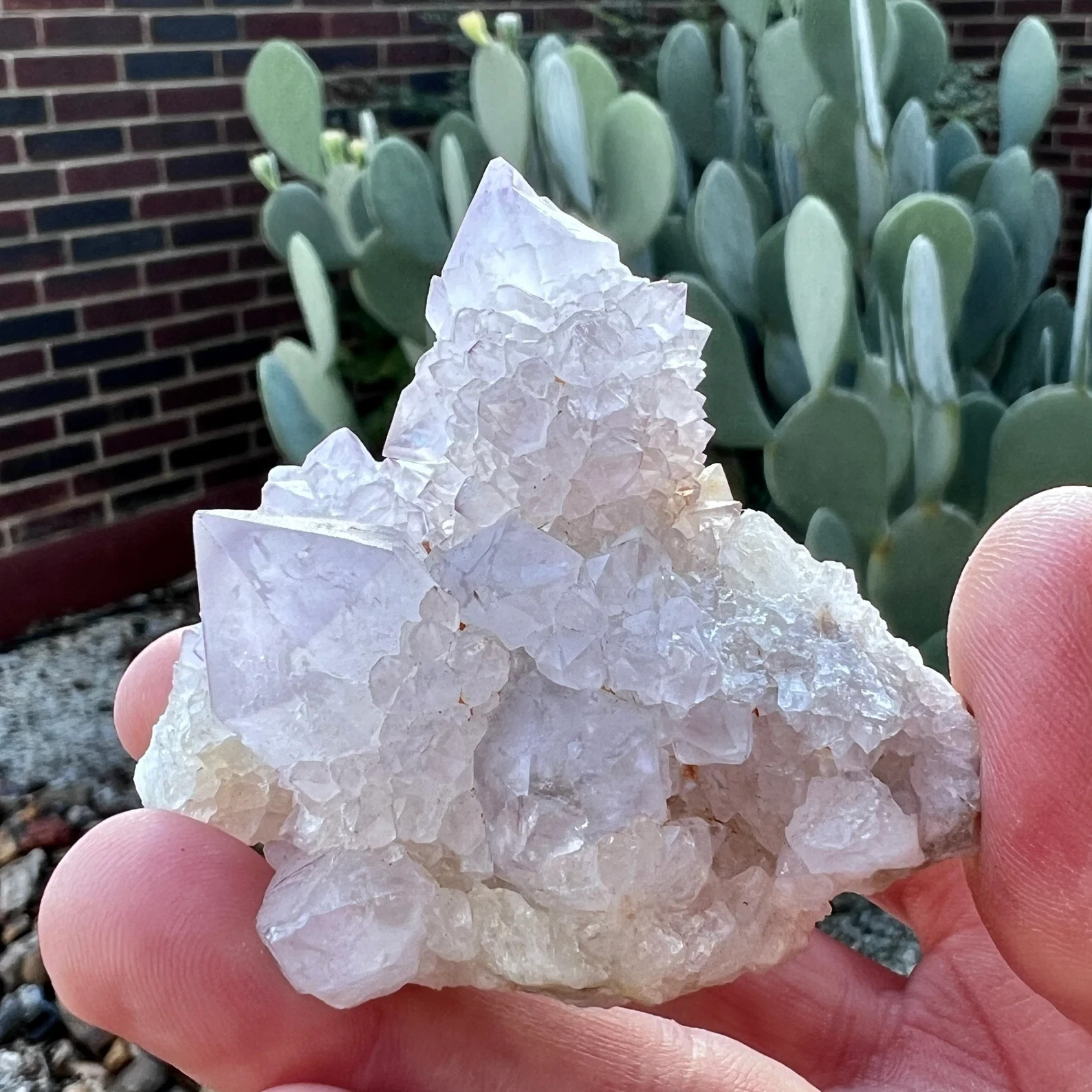 100g Natural Spirit Quartz (Cactus Quartz) Cluster Amethyst – South Africa
