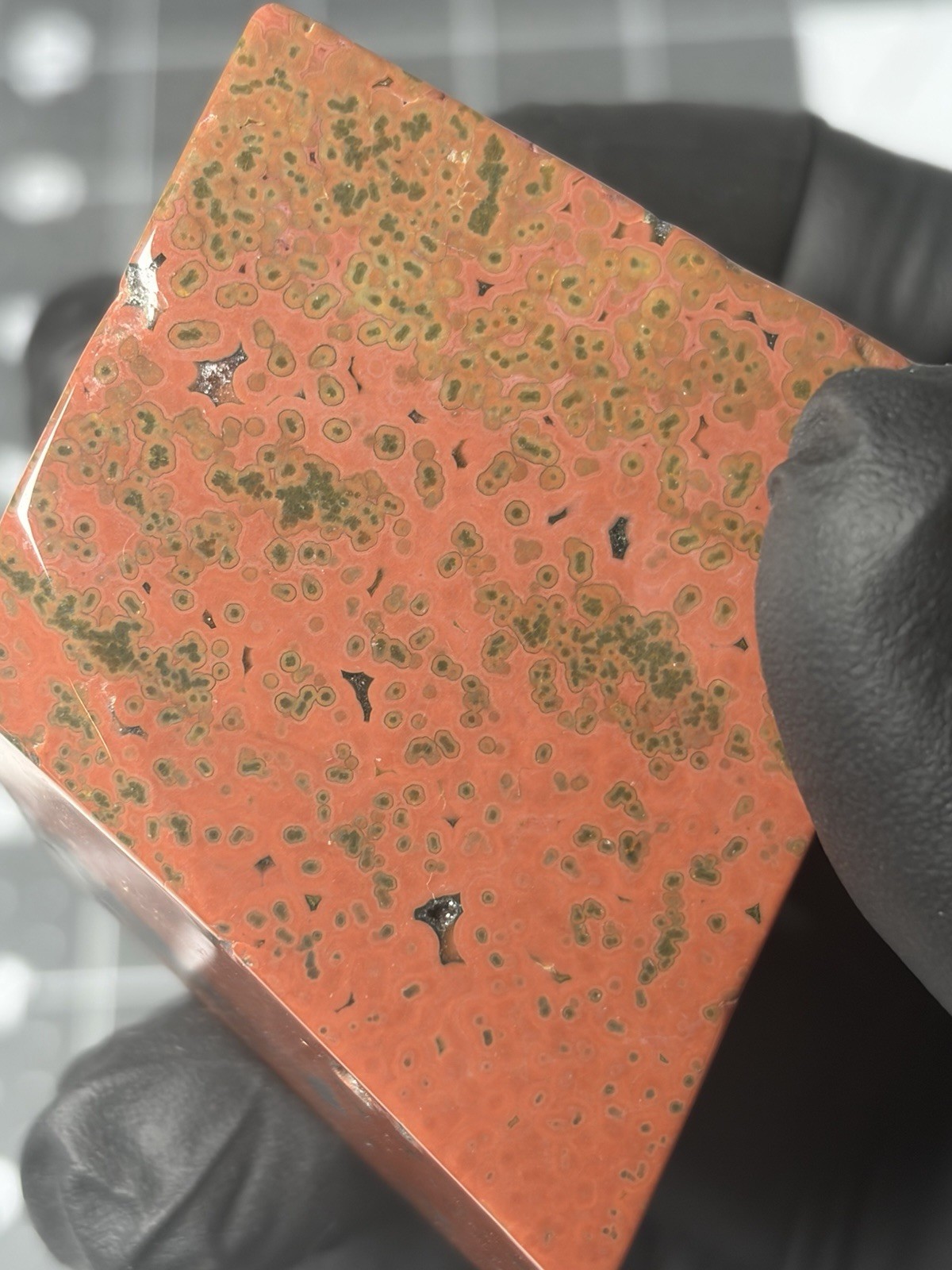 Ocean Jasper Free Form Red Orbs