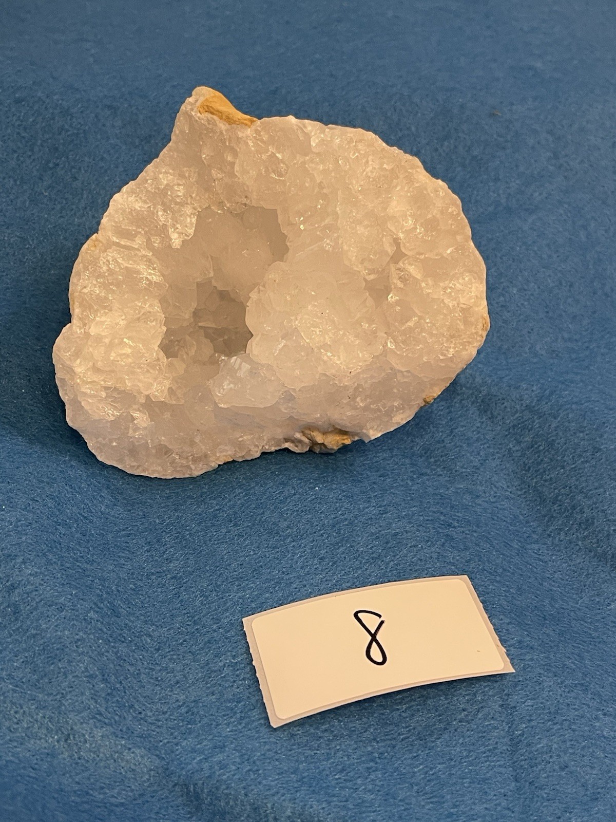 Crystal Quartz Geode, Cluster Geode, 4”x3.5”x2-3/8” (8)