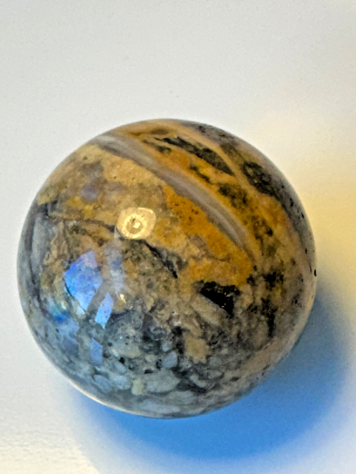 Crazy Lace Agate Sphere Marble Natural Gemstone from KALIFANO