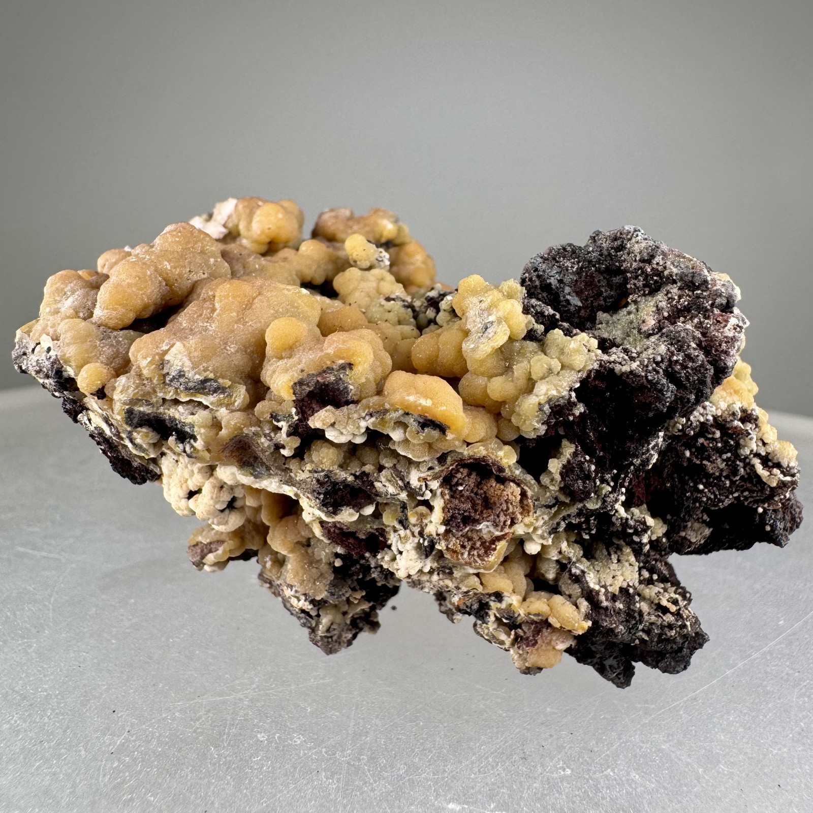 Fine & Unusual Orange Smithsonite: Tsumeb Mine, Tsumeb, Namibia- Classic!!