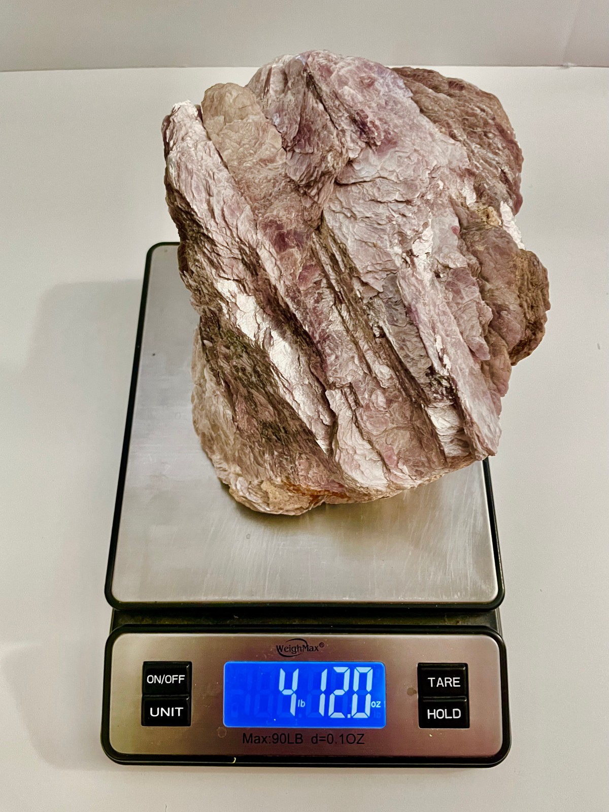 Sparkly Flower LEPIDOLITE Purple Lilac Mica Specimen 4lb 12oz (5.5″ x 6″ x 6.5″)