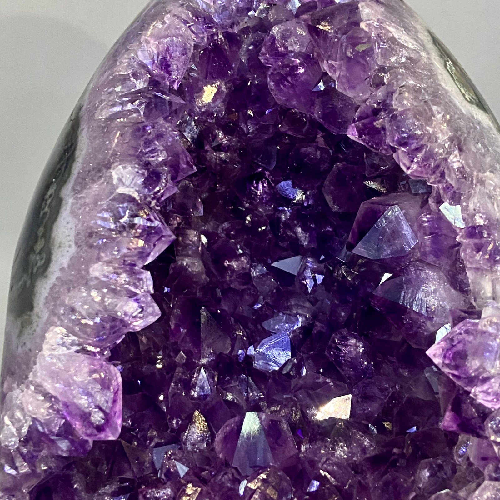17.85LB Natural amethyst Dinosaur egg Quartz Crystal specimen healing