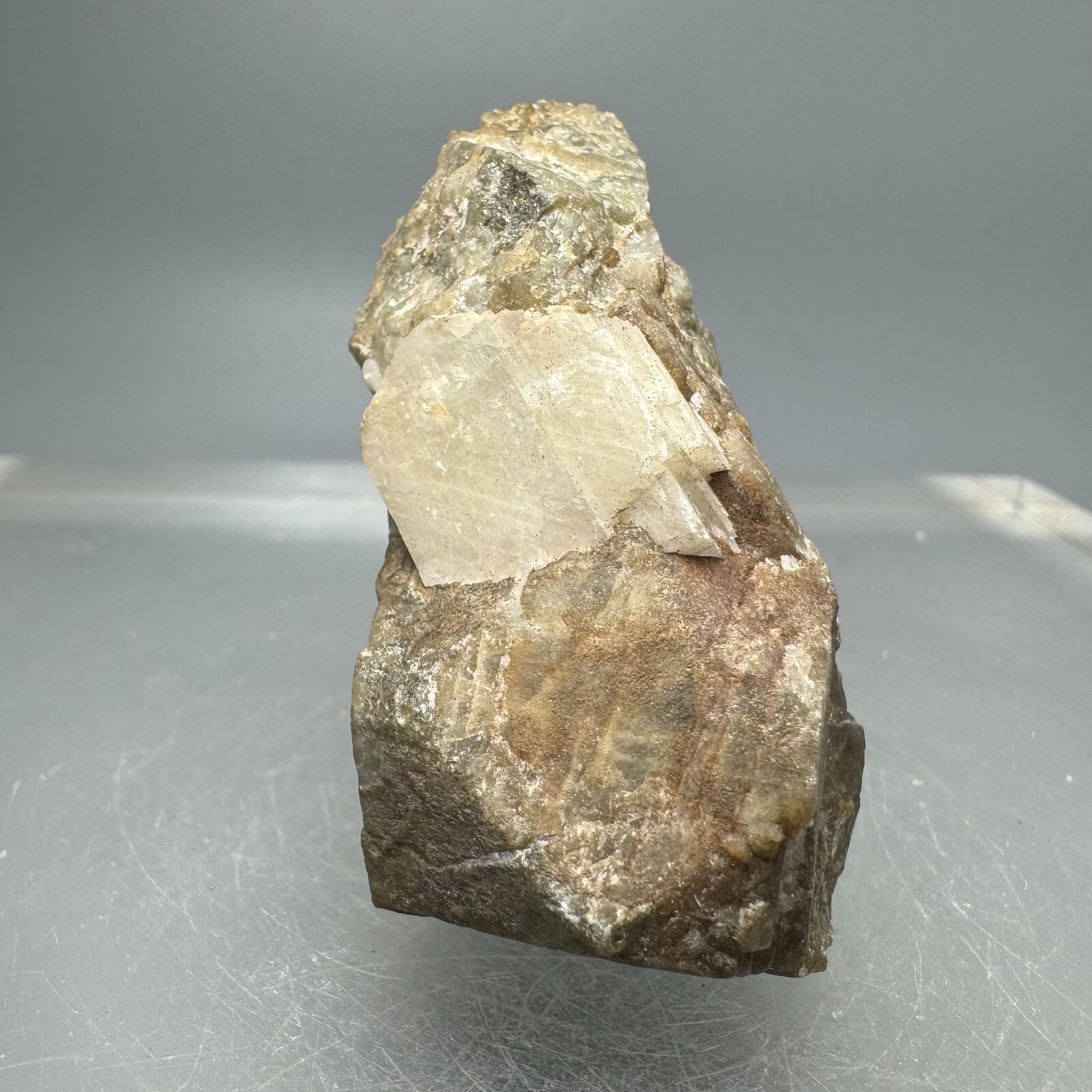 Microcline var. Amazonite Crystals: Franklin mine, New Jersey- Rare!