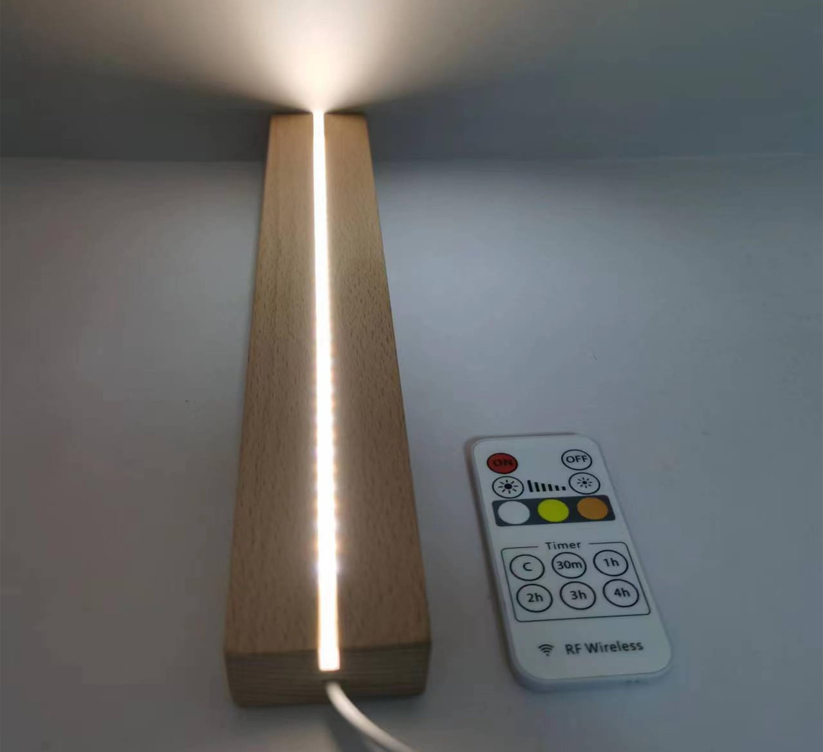 1 Pcs Light Display Pedestal Wooden Rectangle Lighted Base Stand 11.81 Inch D…