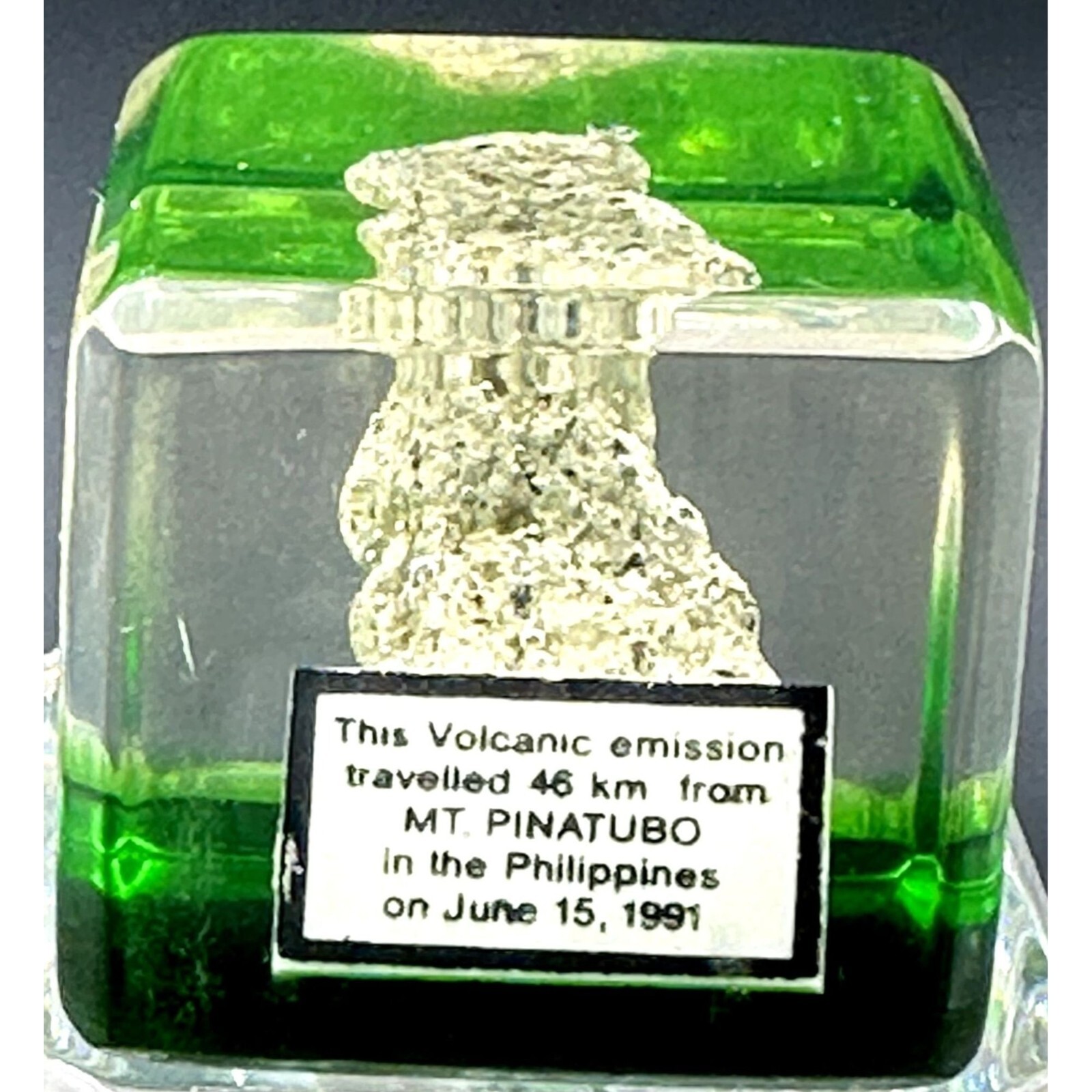 Mt Pinatubo Philippines Volcano Emission Rock Traveled 48km During Eruption