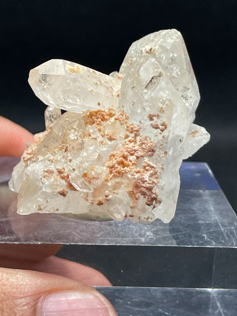Clear Quartz Crystal Cluster 27.50g Terminated Natural Quartz Point Mineral Pak