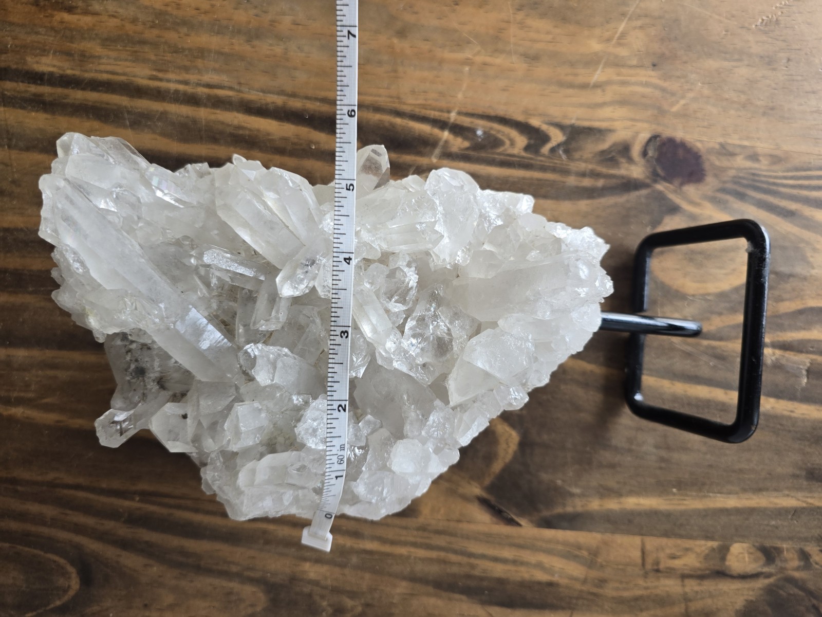 Massive Natural Quartz Crystal On A Stand – 6.7 Pounds