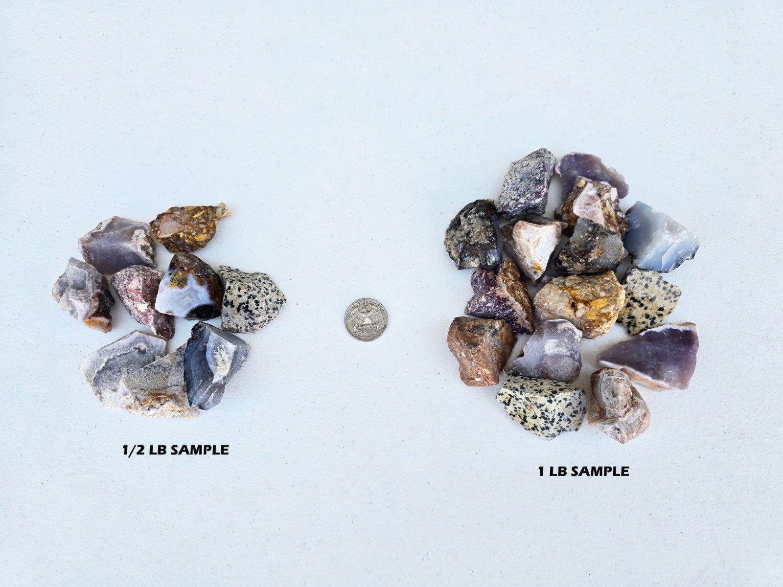 Mexico Crystals Mix Raw Rough Stones Bulk Lot for Tumbling Healing Collecting