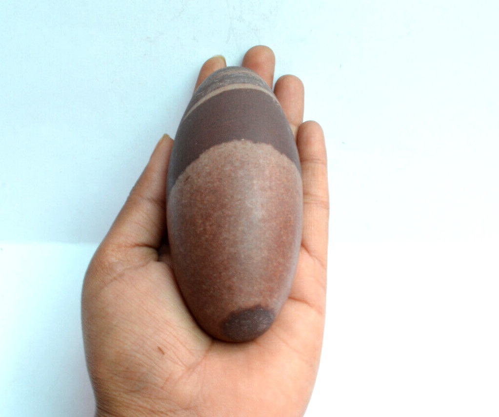 Shiva Lingam Stone Narmada River India Special Excellent & Pure Lingam~297