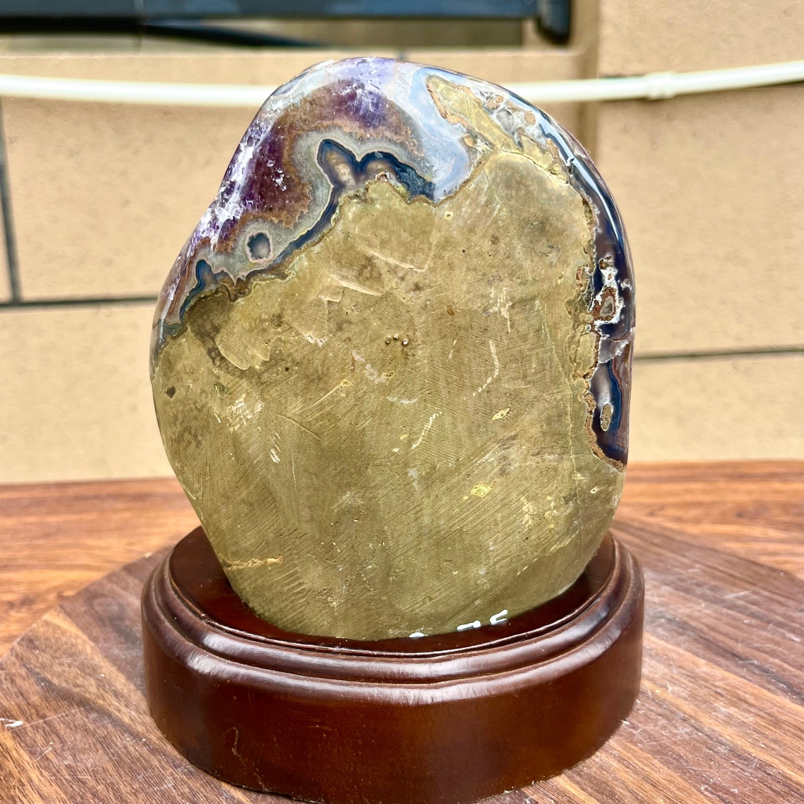 6.71LB Natural amethyst, quartz ore body Uruguayan amethyst crystal block