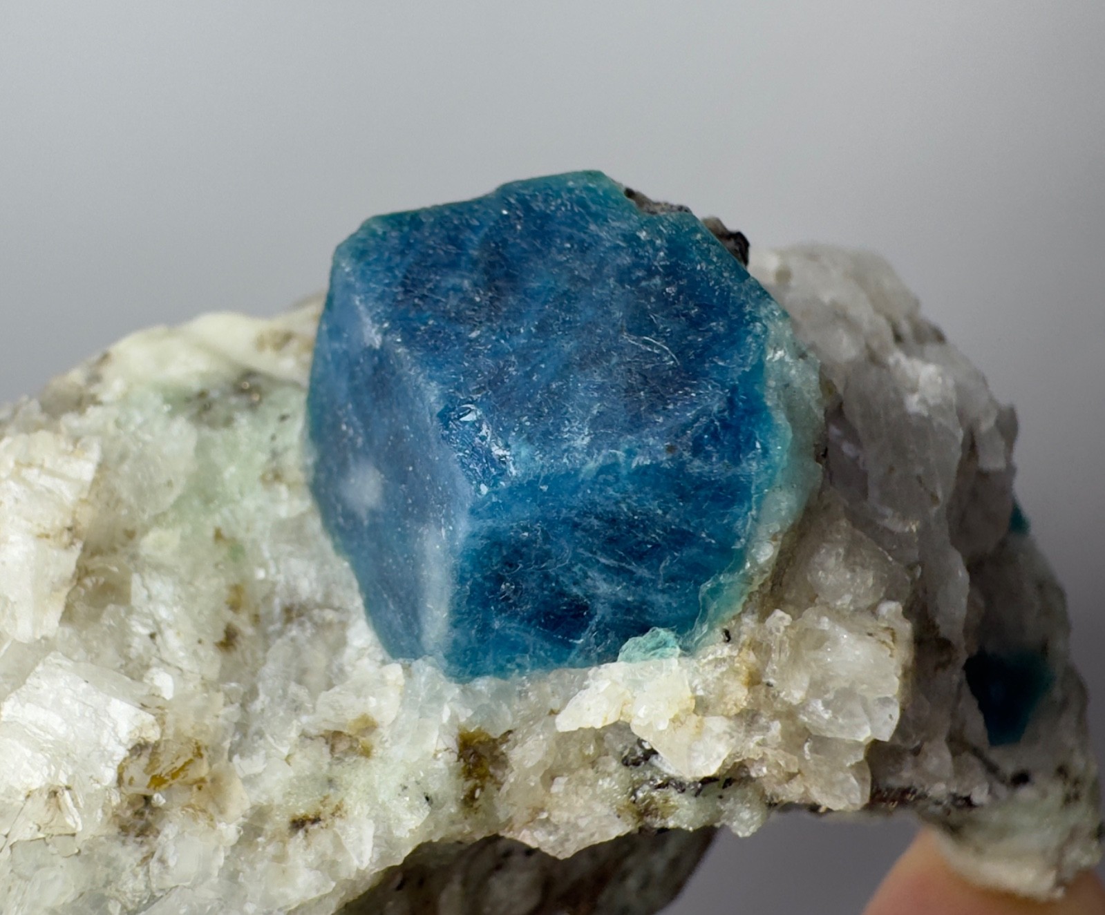 502 CT Natural Green Hauyne Crystals On Matrix From Badakhshan Afghanistan