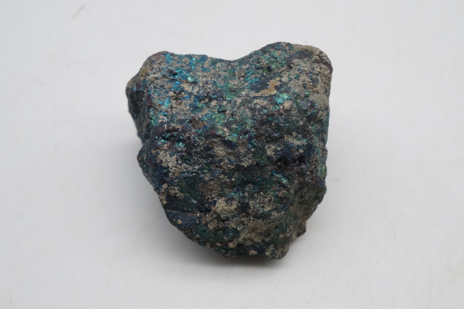 Blue and Teal Peacock Copper Stone Rock Chalcopyrite or Peacock Ore 116gr 4.1oz