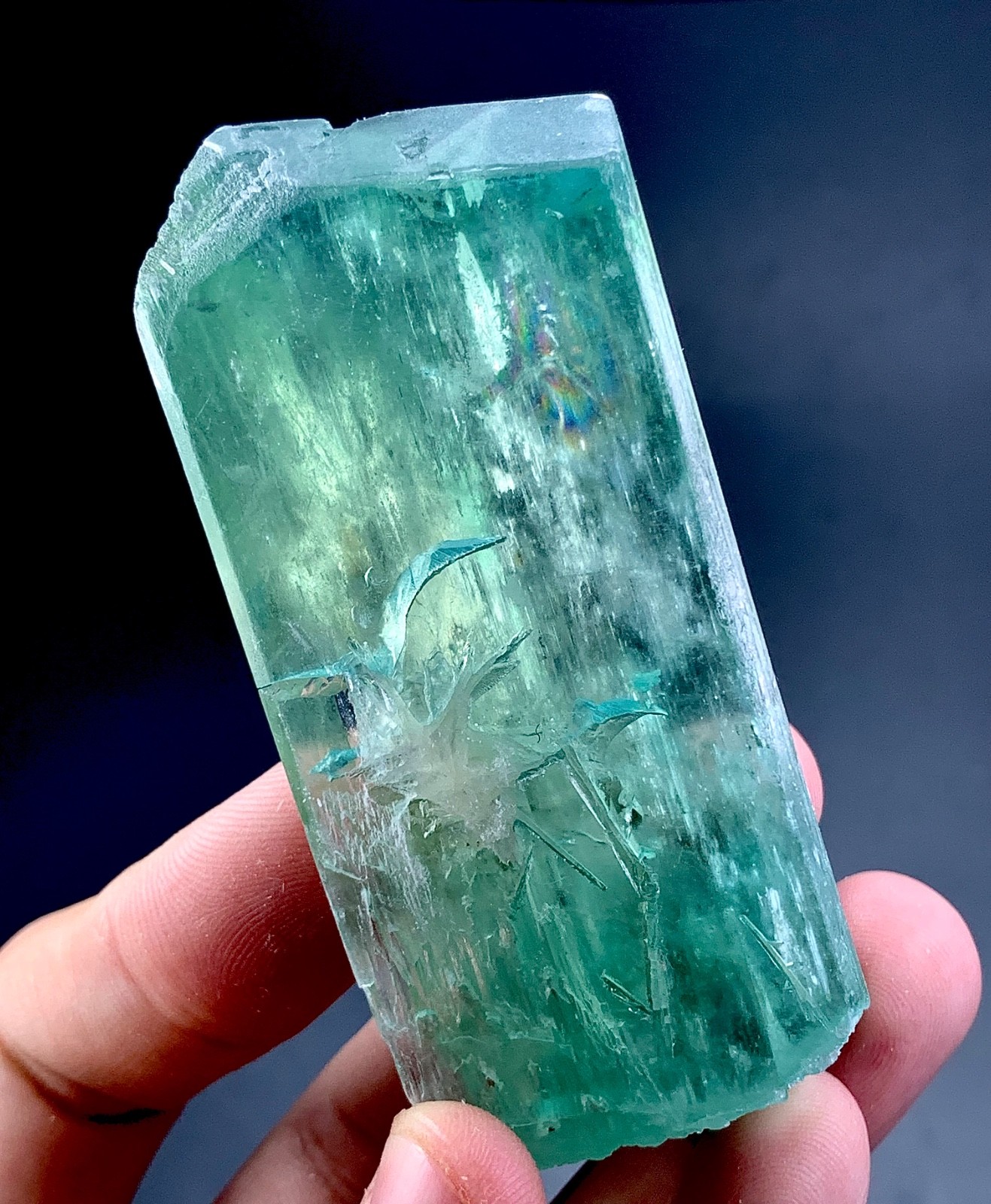 551 Carat Hiddenite Kunzite Crystal Specimen From Afghanistan