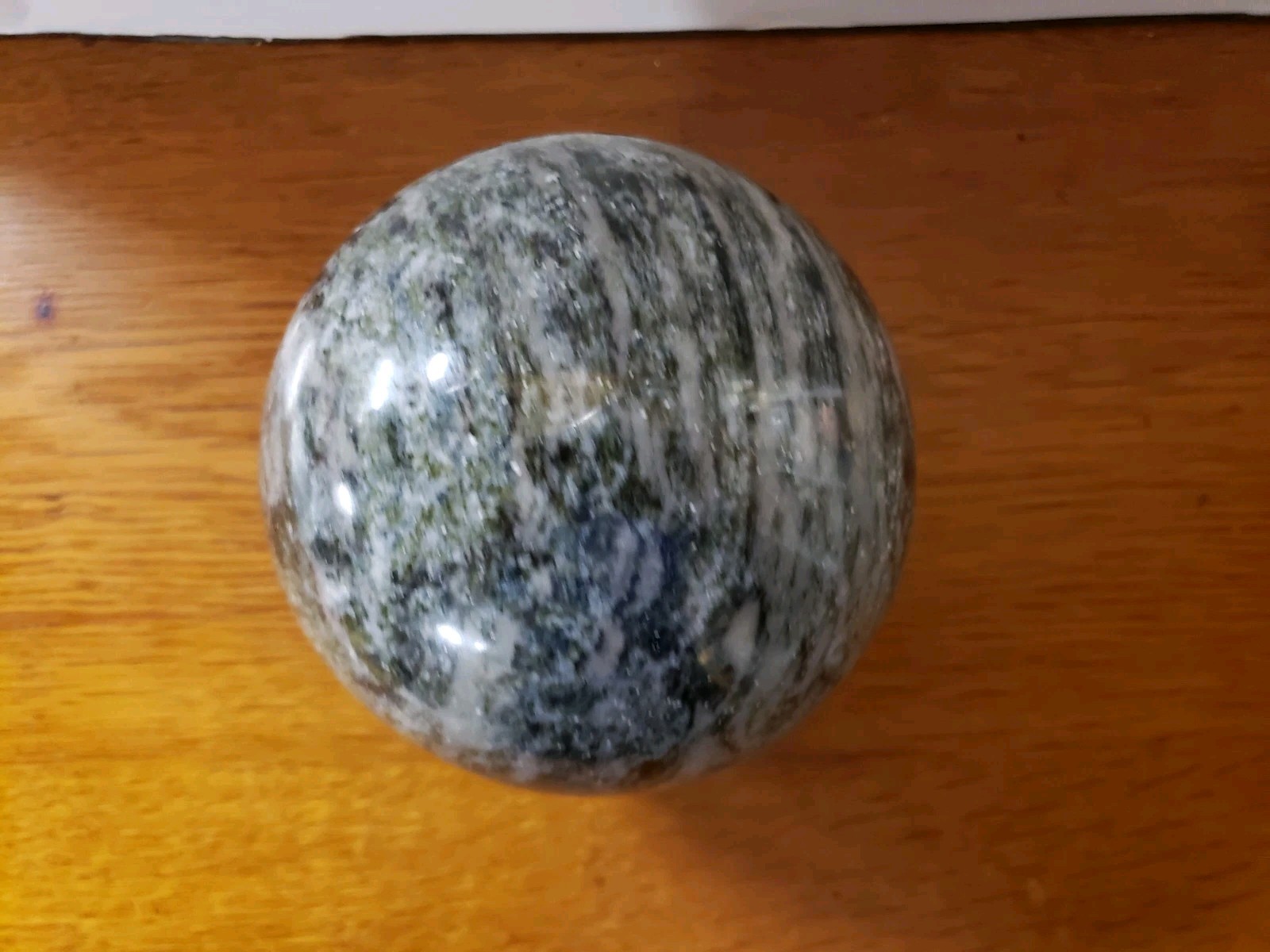 Granite Marble Polished ORB Sphere Solid Decorative Ball Black Gray White 5″
