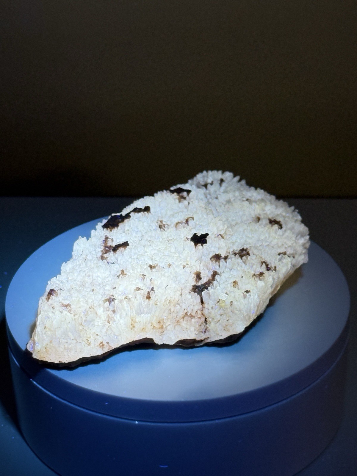 GOLDEN Fluorescent Orange Calcite Mineral Specimen – Morocco