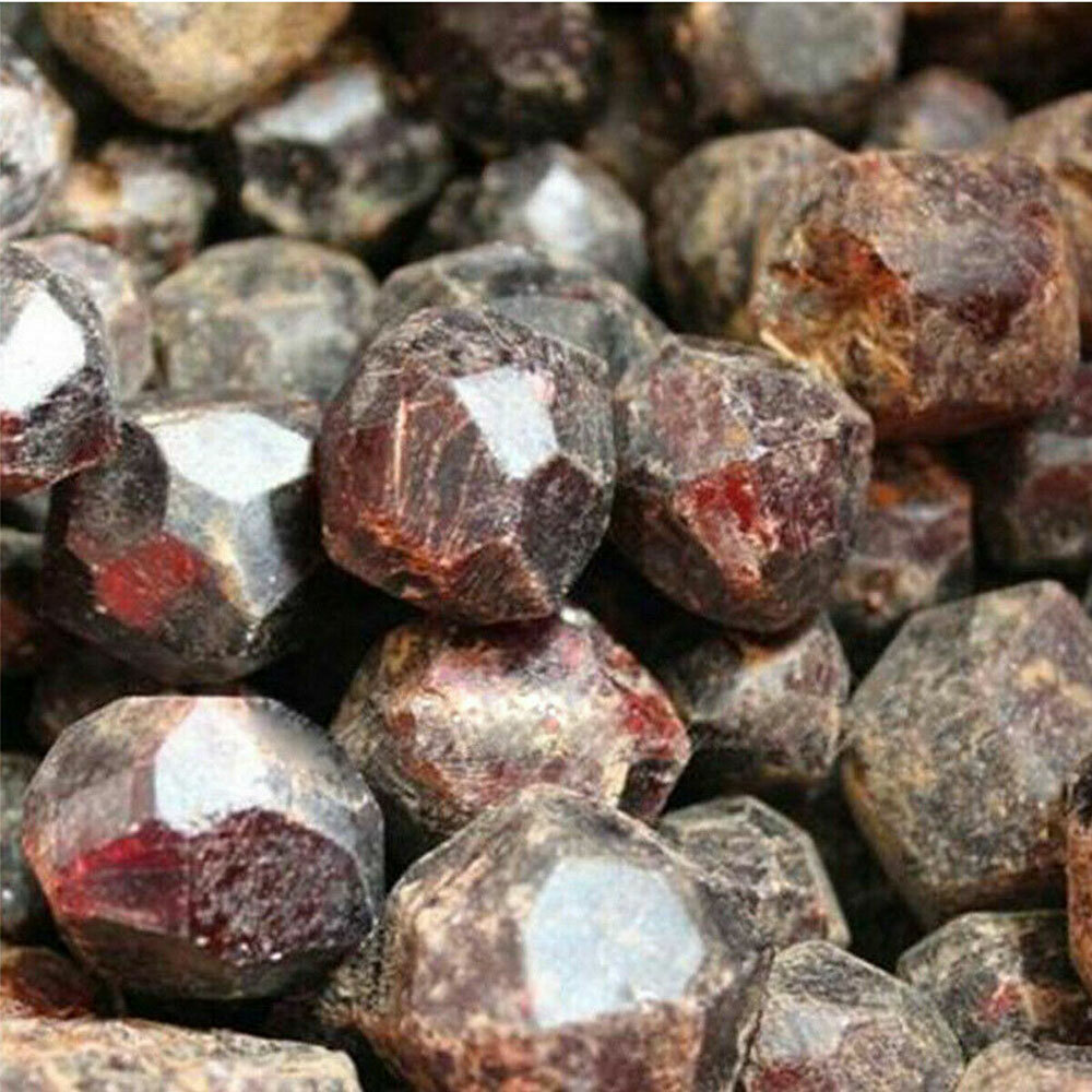 Natural Top RED Raw Pyrope Garnet Crystal Gemstone Rough Mineral Specimen 50g