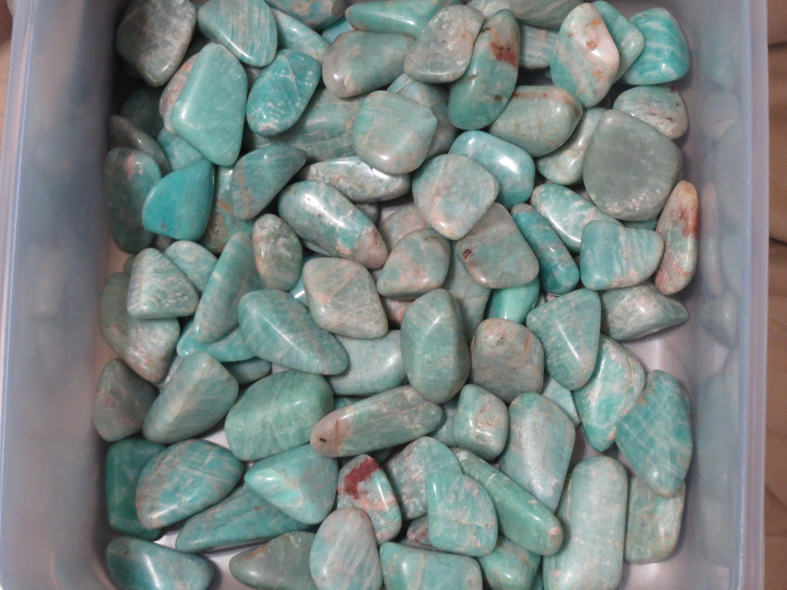 5 Pieces Amazonite Tumbled Natural Stones Gemstone Reiki (US Seller)