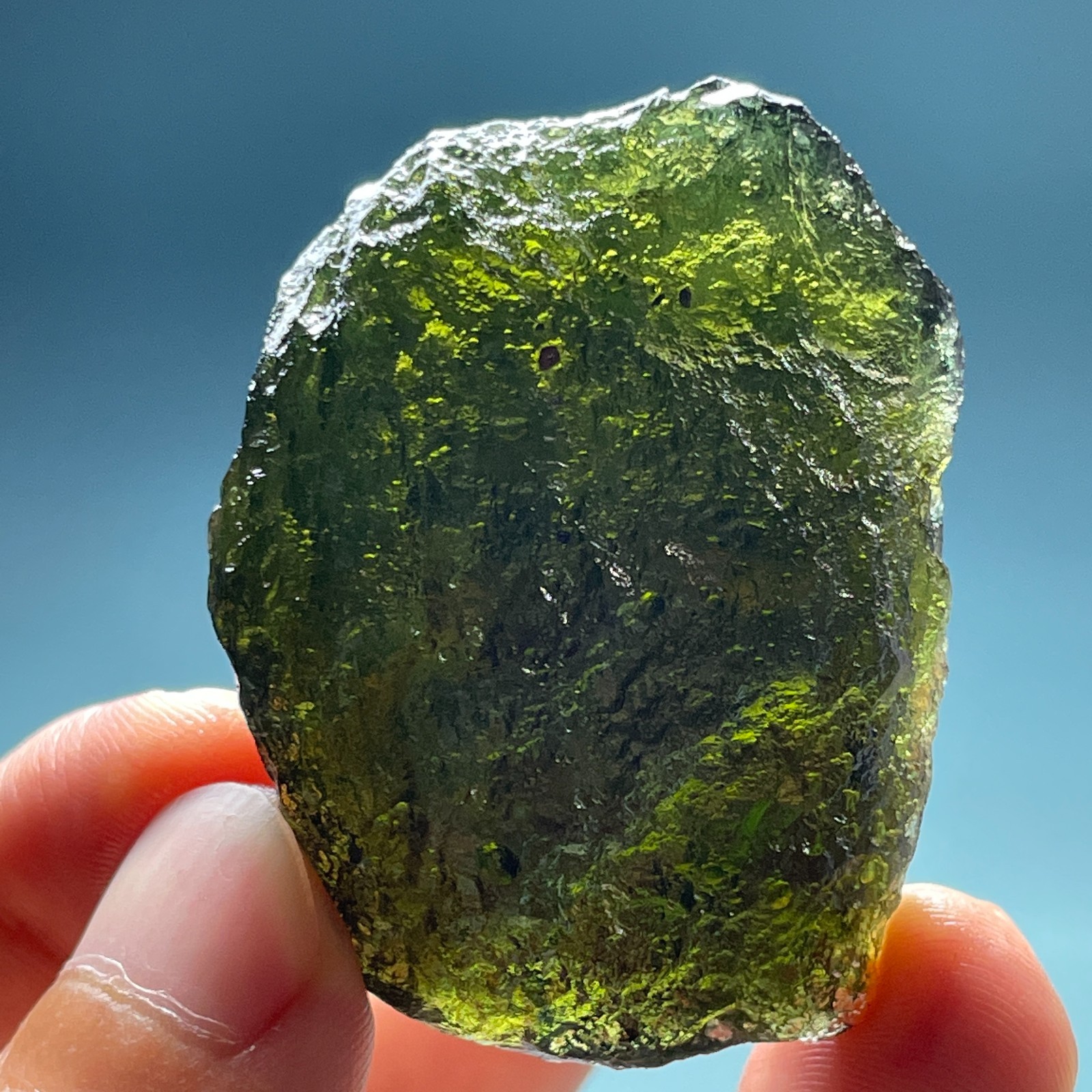 190CT Moldavite Genuine Raw Moldavite Crystal from Czech Republic PICcertificate