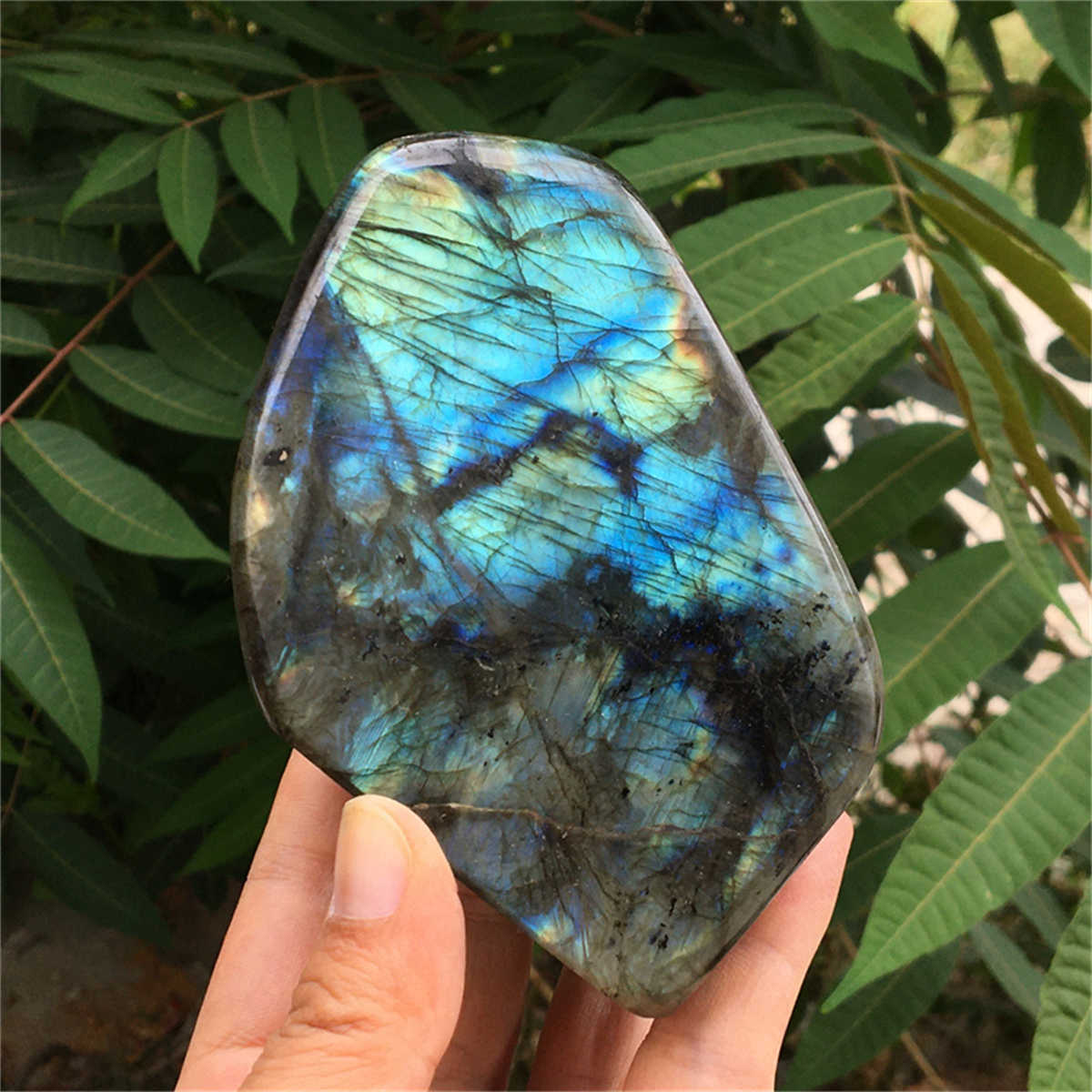 620g Natural Labradorite Mineral Quartz Crystal Mineral Reiki healing
