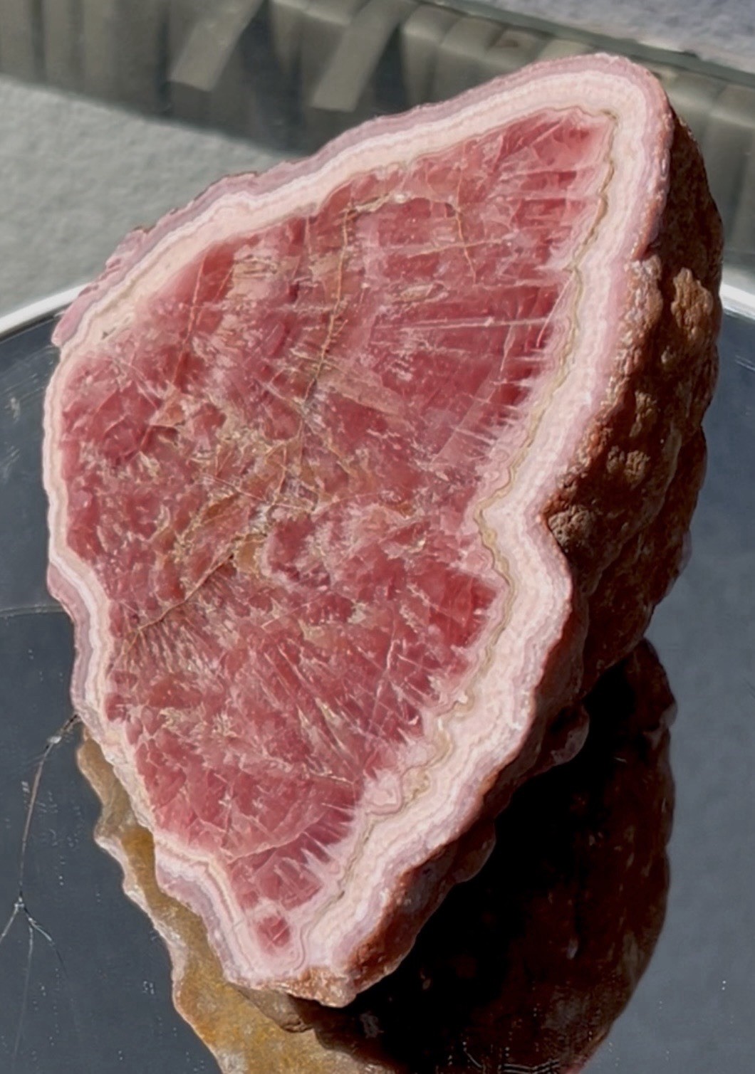 2.0 Pound: Rhodochrosite Radial Scalenohedral Ortiz Crystal Capillitas Argentina
